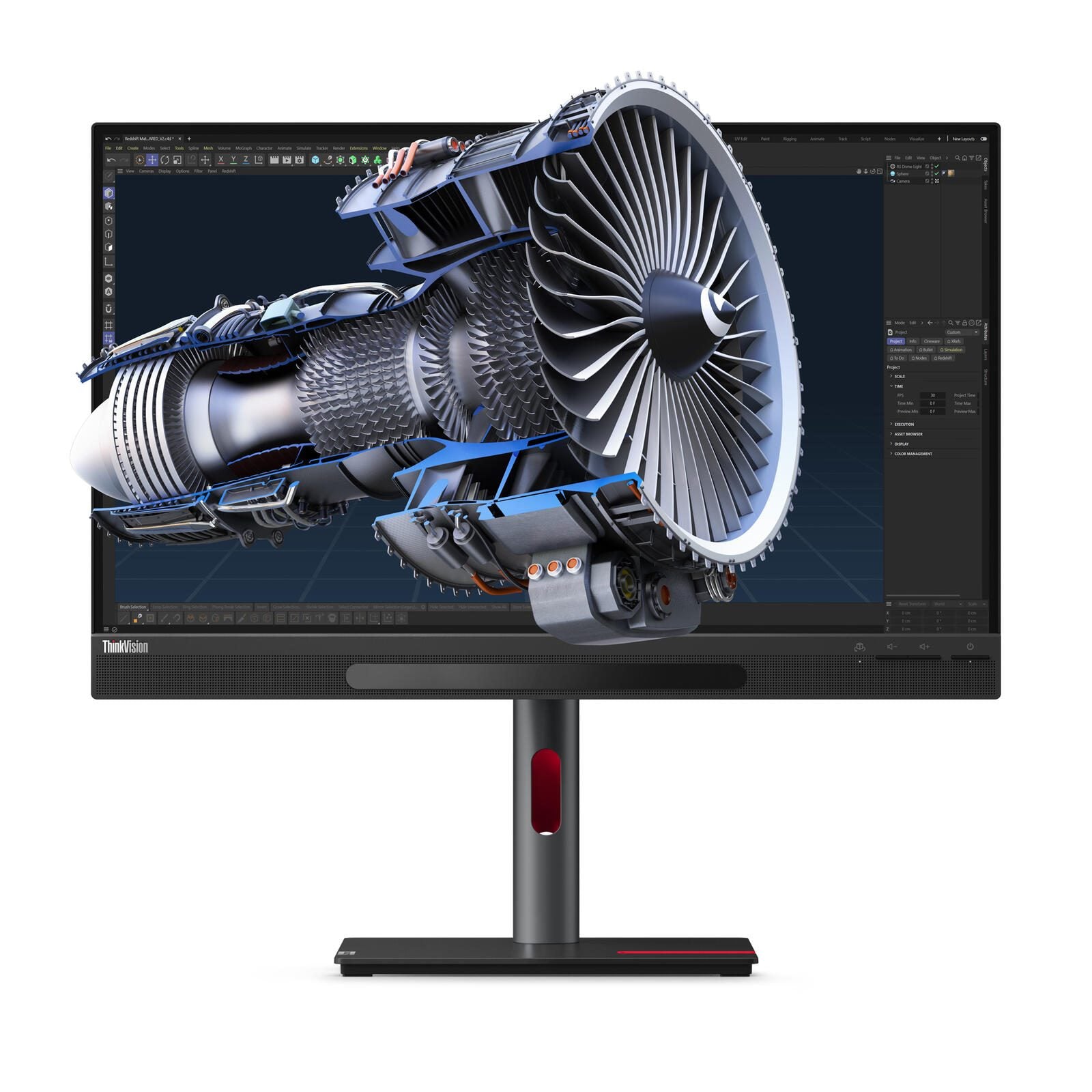 Lenovo ThinkVision 27 3D 4K Ultra HD Display 68,6 cm (27')