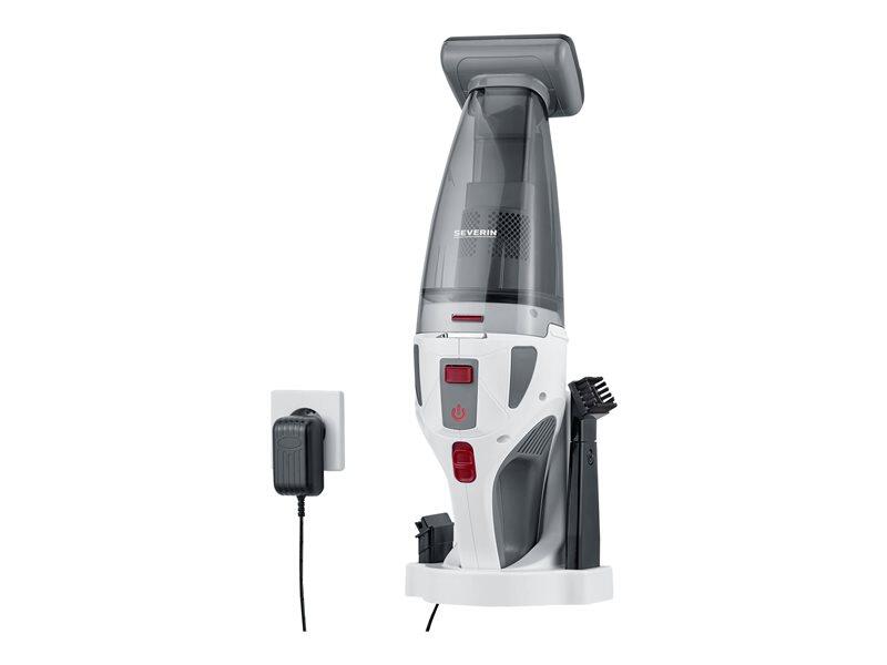 SEVERIN HV 7146 Handstaubsauger, weiß/grau/rot