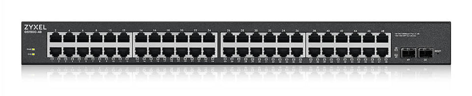 Commutateur Zyxel 48x GE GS1900-48HP V2 48 ports Gbe L2 PoE