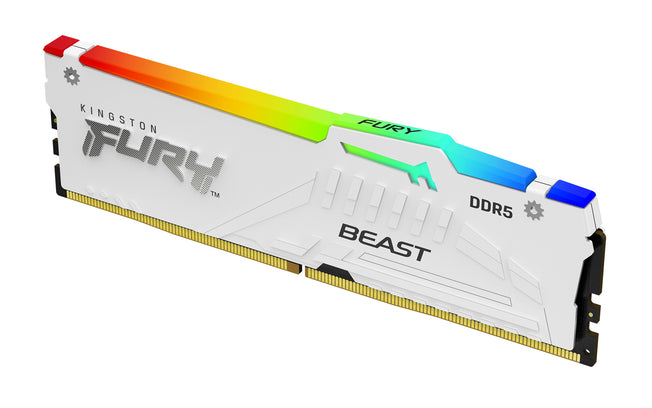 DDR5  32GB PC 5200 CL40 Kingston FURY Beast White RGB XMP retail