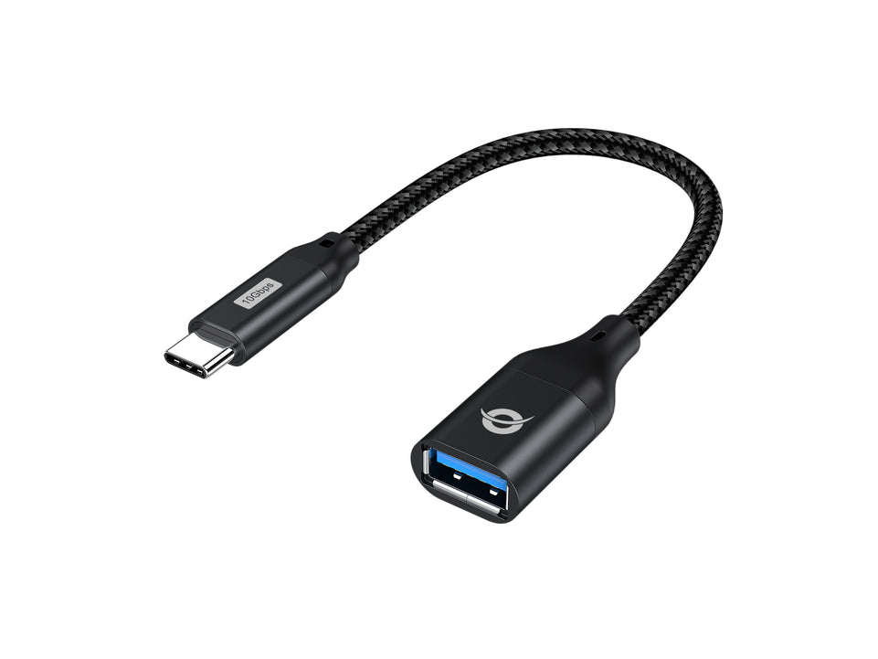 CONCEPTRONIC Adapter USB-C -> USB-A 3.0  OTG 10Gb/s  schwarz