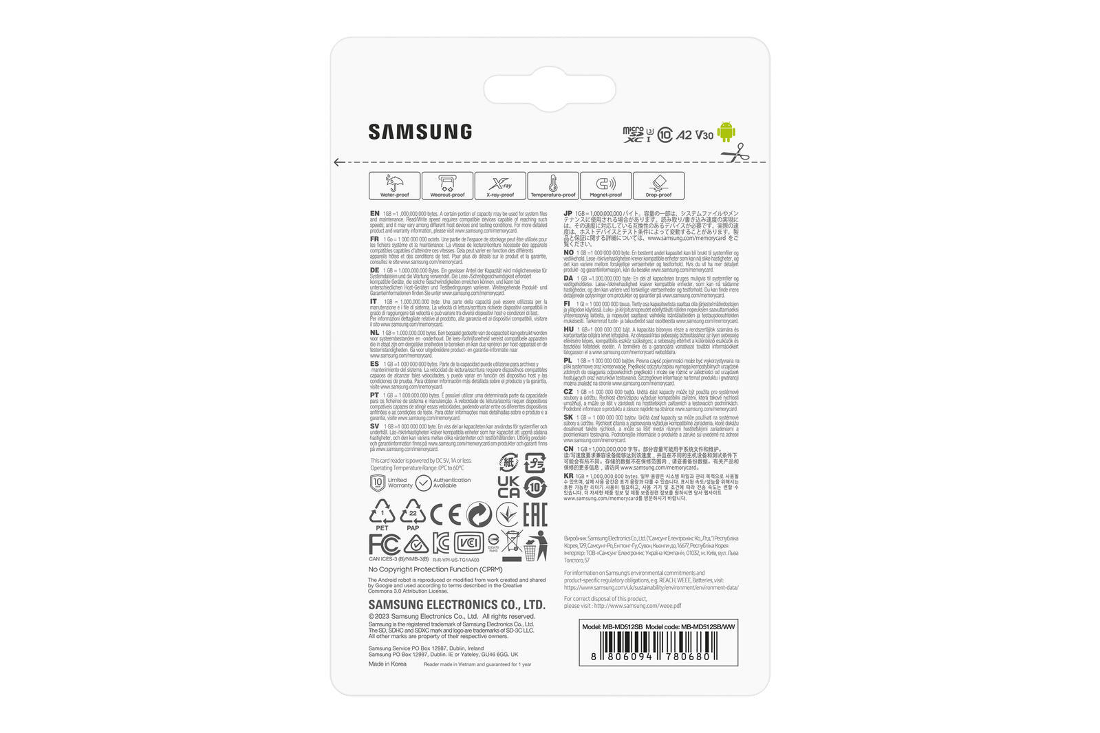 Samsung MB-MD512S Speicherkarte 512 GB