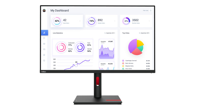 Lenovo ThinkVision T32p-30  (31,5") UHD  HDMI/DP/USB-C/DOC