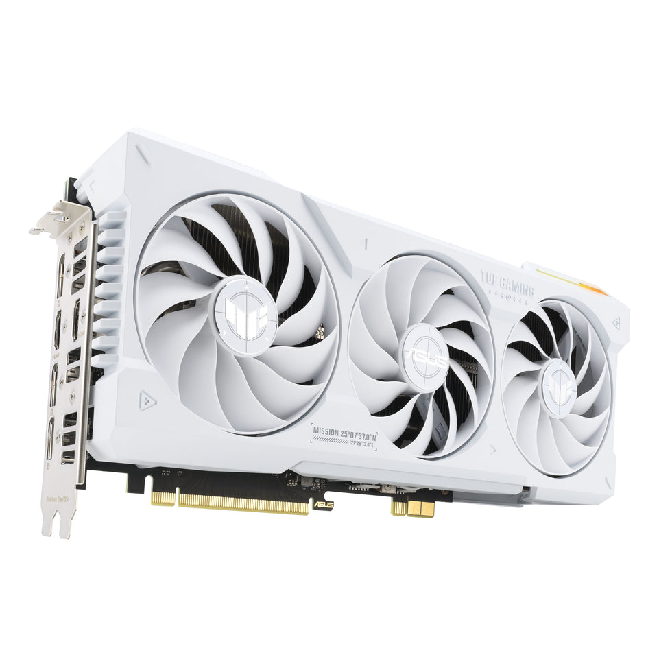 ASUS TUF-RTX4070TIS-O16G-BTF-WHITE 16GB GDDR6X HDMI DP