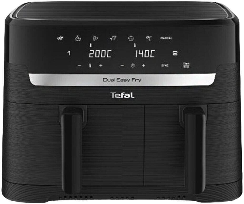 B-WARE Tefal EY901N10 Dual Easy Fry Heißluftfritteuse schwarz