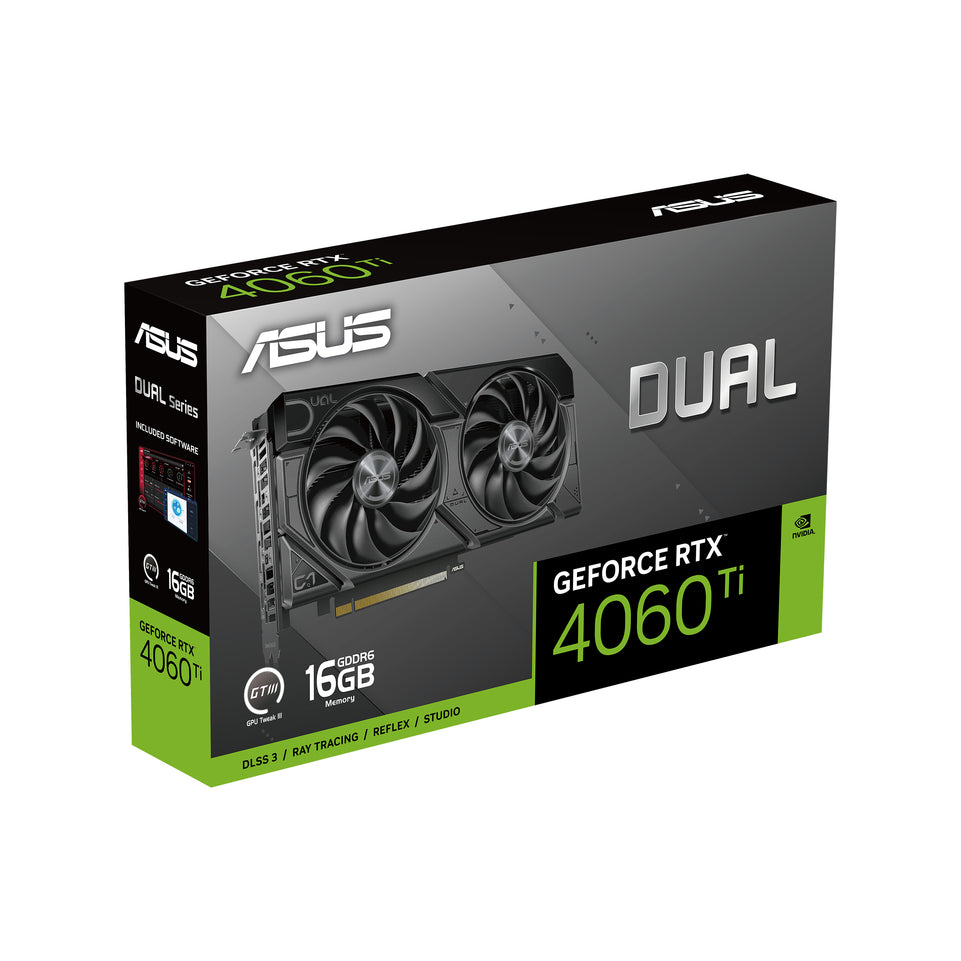 ASUS DUAL-RTX4060TI-16G-EVO 16GB GDDR6 HDMI DP