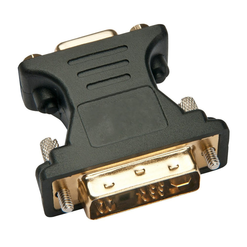 Techly Adapter DVI-A Stecker auf VGA Buchse, schwarz