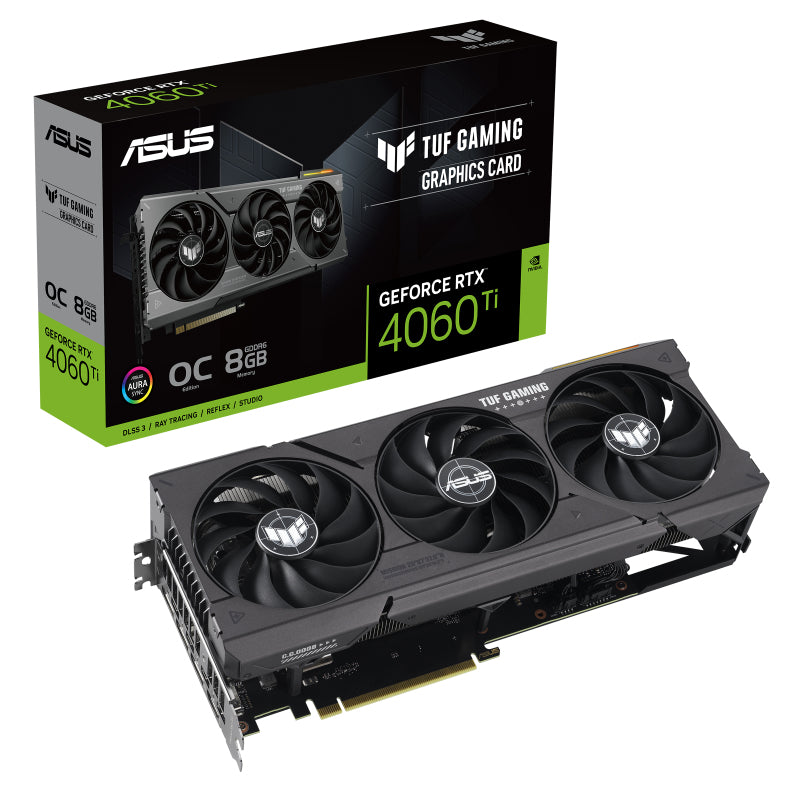 ASUS  TUF-RTX4060TI-O8G-GAMING 8GB GDDR6 HDMI DP