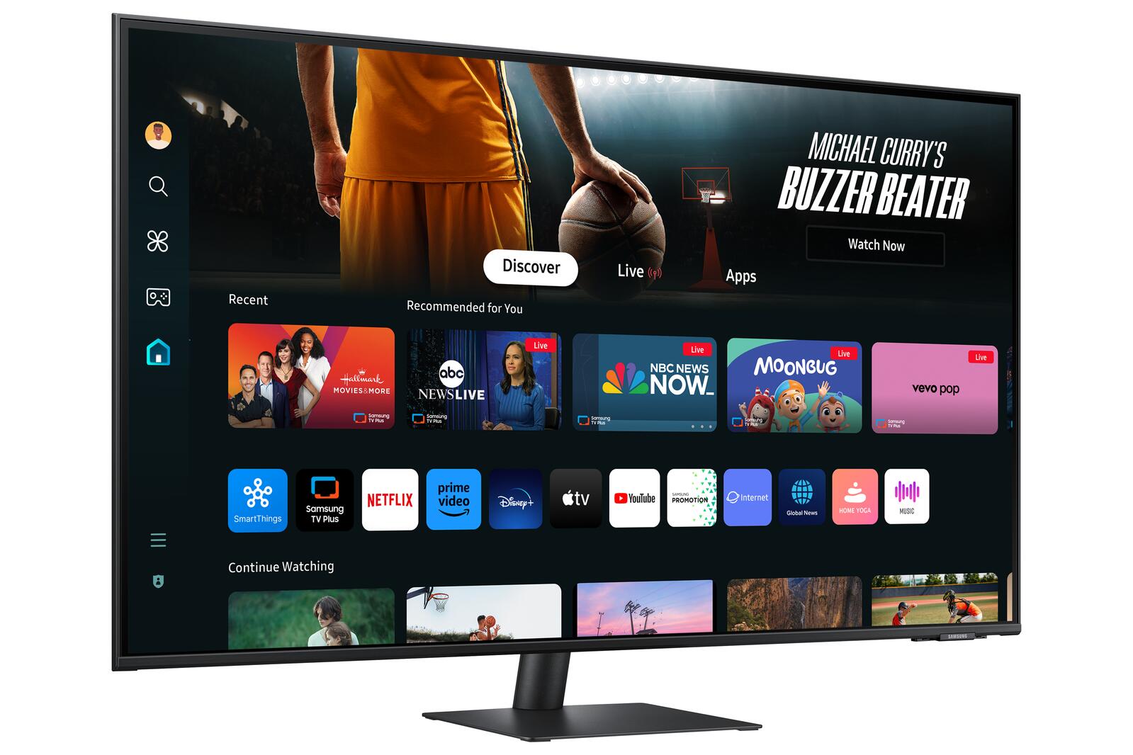 Samsung Smart Monitor M7 43' Smart Monitor M7 M70D UHD 4K Ultra HD Display 109,2 cm (43')