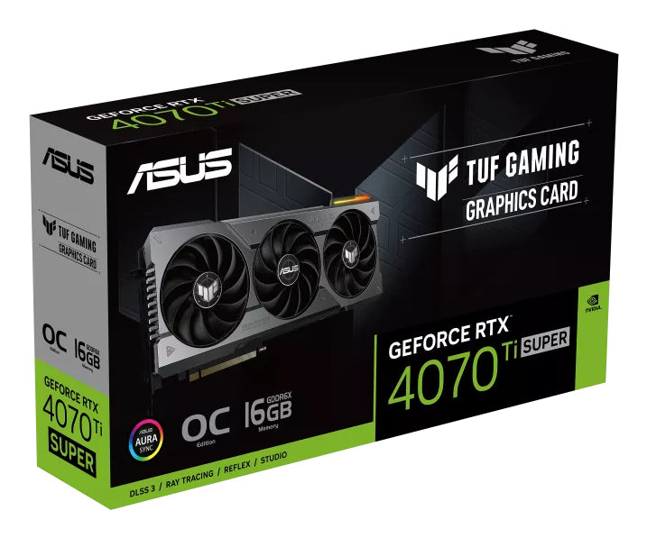 ASUS TUF-RTX4070TIS-O16G-GAMING 16GB GDDR6X HDMI DP