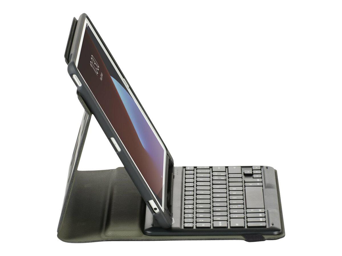 Targus Pro-Tek Education für iPad 7. - 9. Generation 10.2', Tastatur und Foliohülle in Schwarz (DE-Layout)