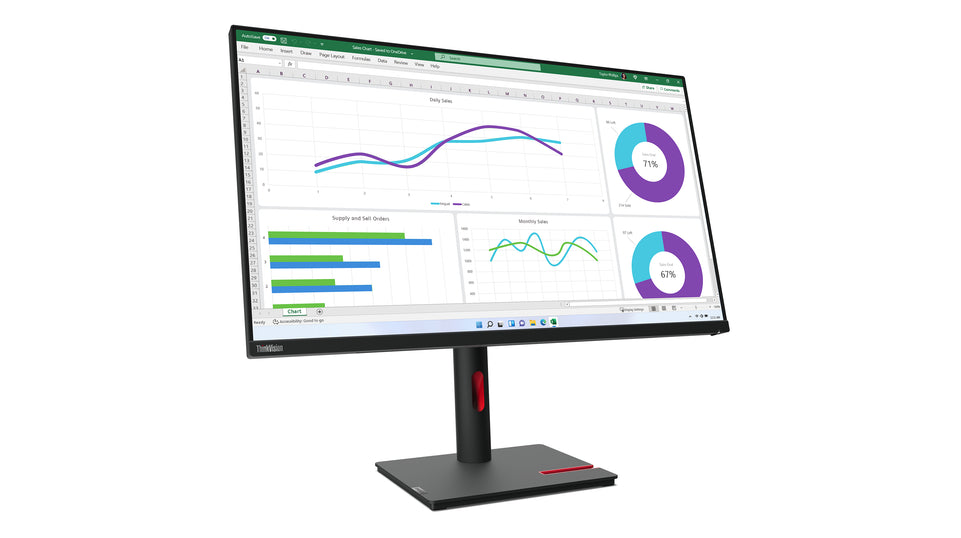 Lenovo ThinkVision T32h-30  (31,5") QHD  HDMI/DP/USB-C/DOC