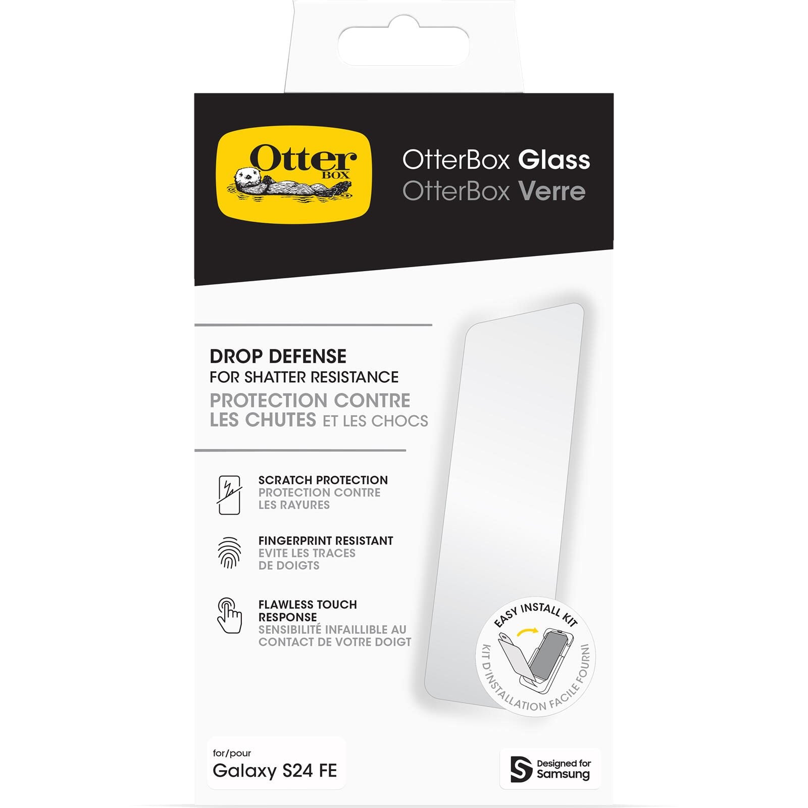 OtterBox Glass Schutzglass für Samsung Galaxy S24 FE - transparent