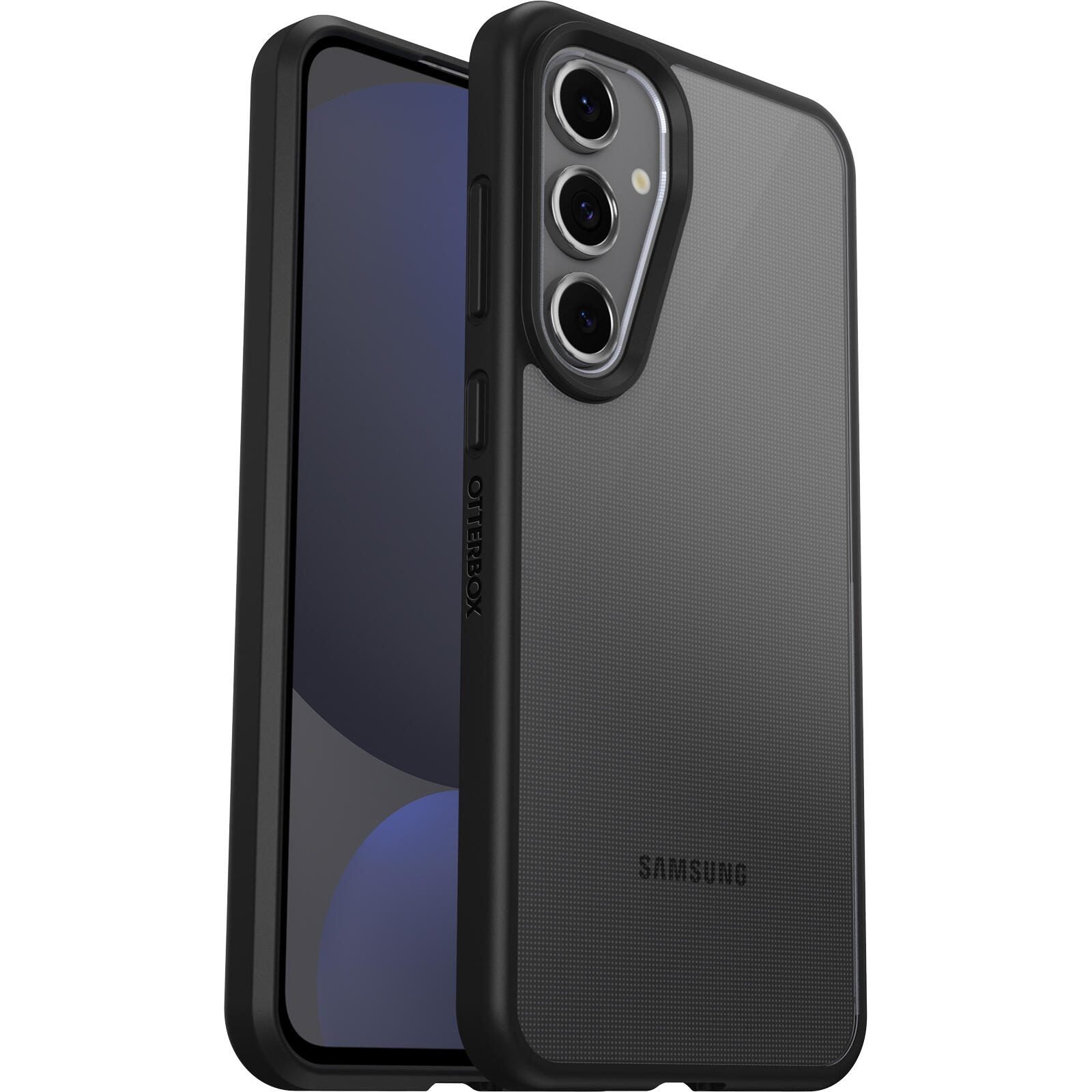 OtterBox React Schutzhülle für Samsung Galaxy S24 FE Black Crystal - transparent/schwarz