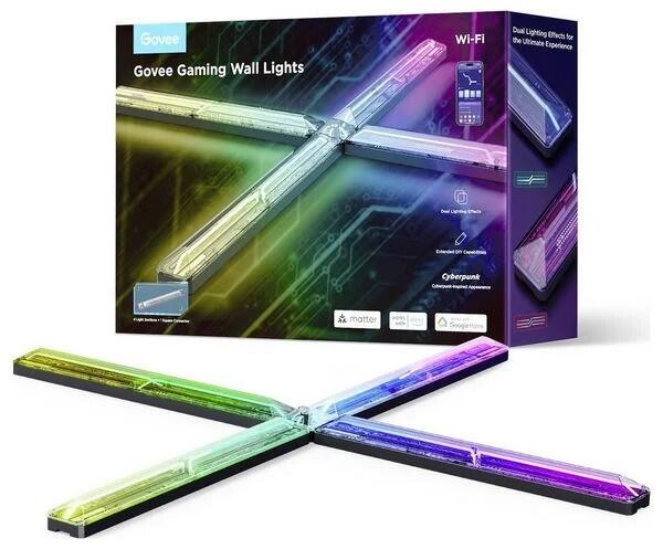 Govee RGBIC Gaming-Wandleuchte (4+1)