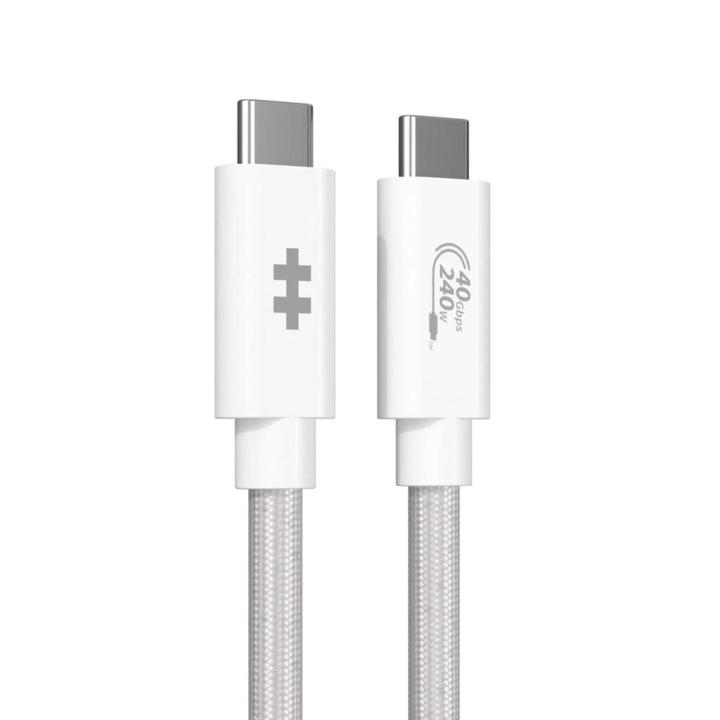 Hyper® HyperDrive Next USB4 Typ-C Performance Kabel (1.2m/4ft) - Weiß
