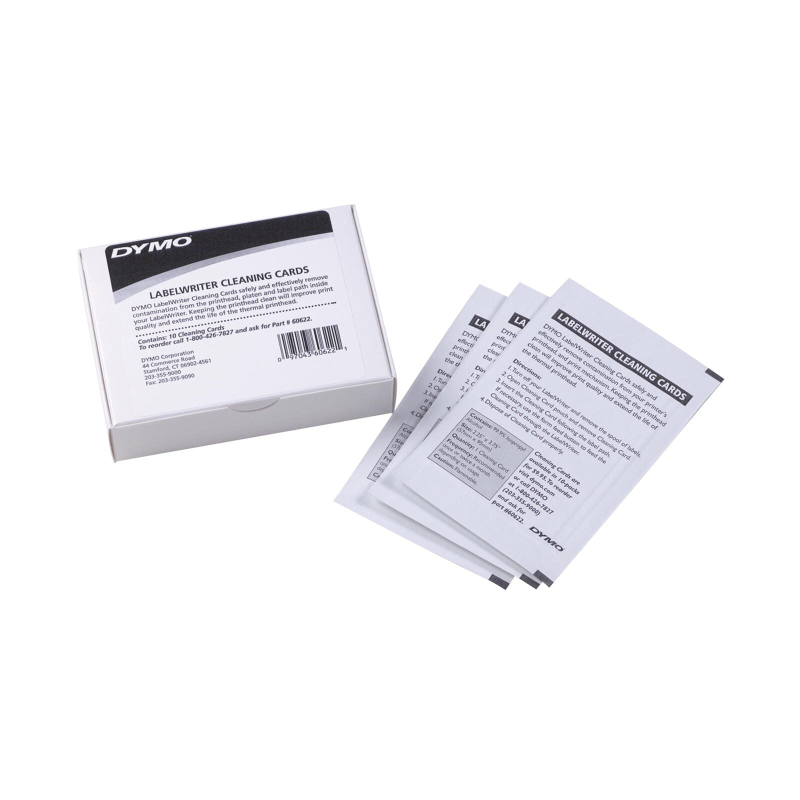 DYMO® LabelWriter™ Reinigungskarten für den Druckkopf, 10 Stück