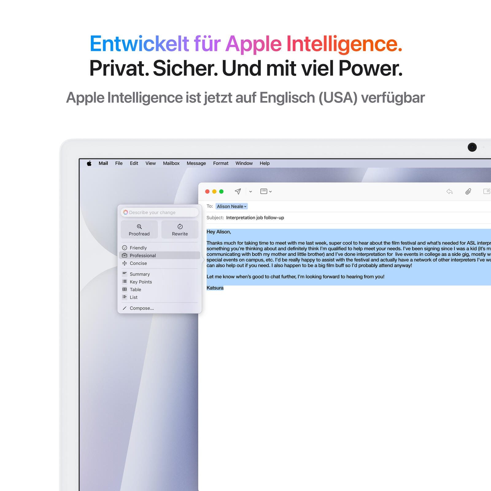 Apple iMac 59,69cm (24') silber