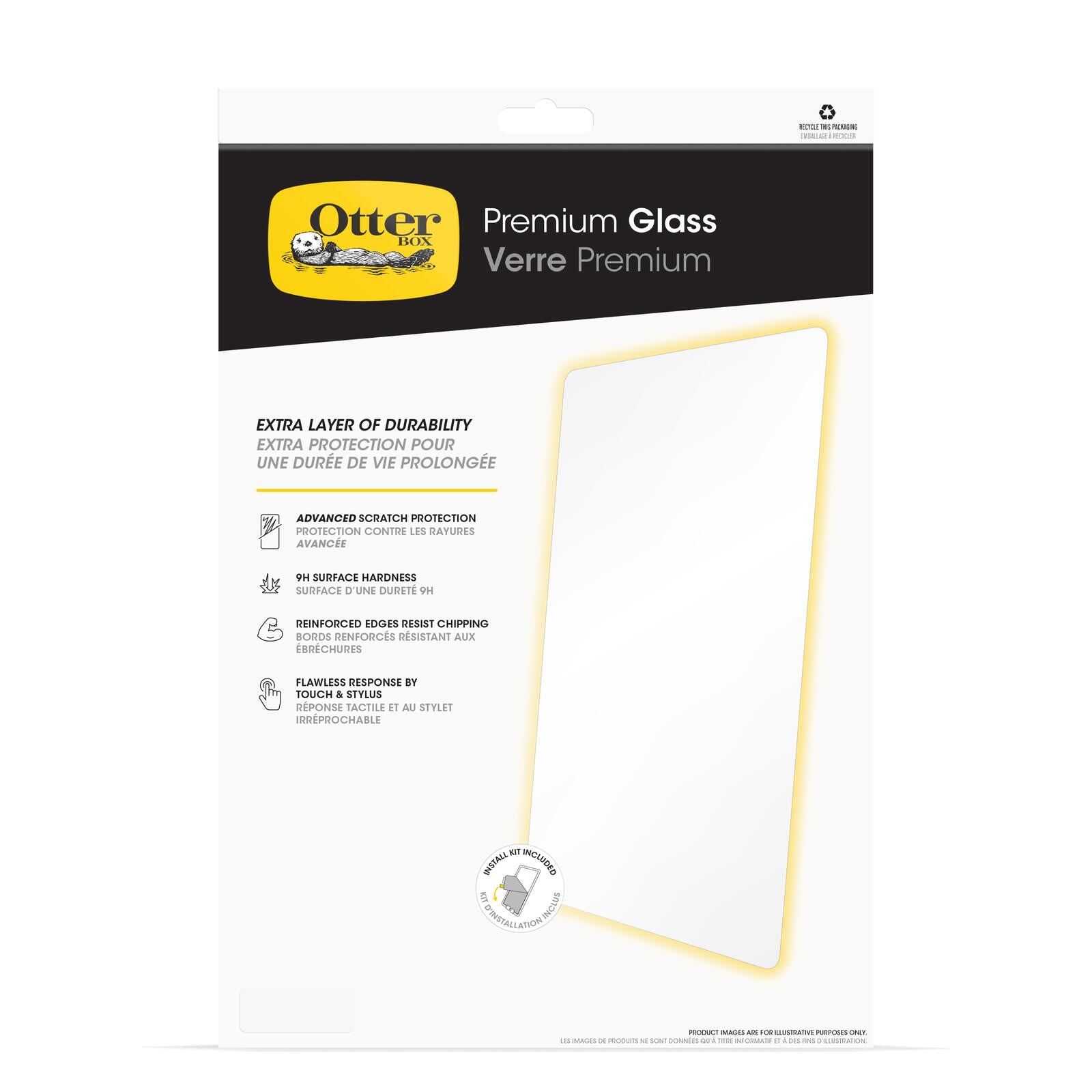 OtterBox Premium Glass Antimicrobial Apple iPad Pro 11' (M4) - clear