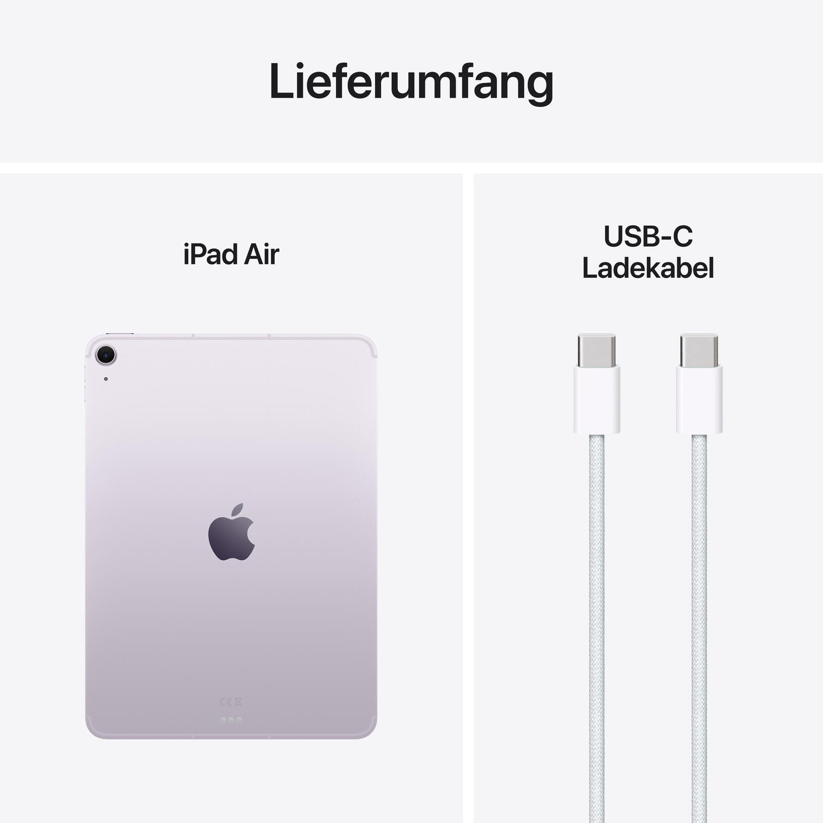Apple iPad Air 27,59cm (11') 7. Generation Wi-Fi + Cellular 128GB violett