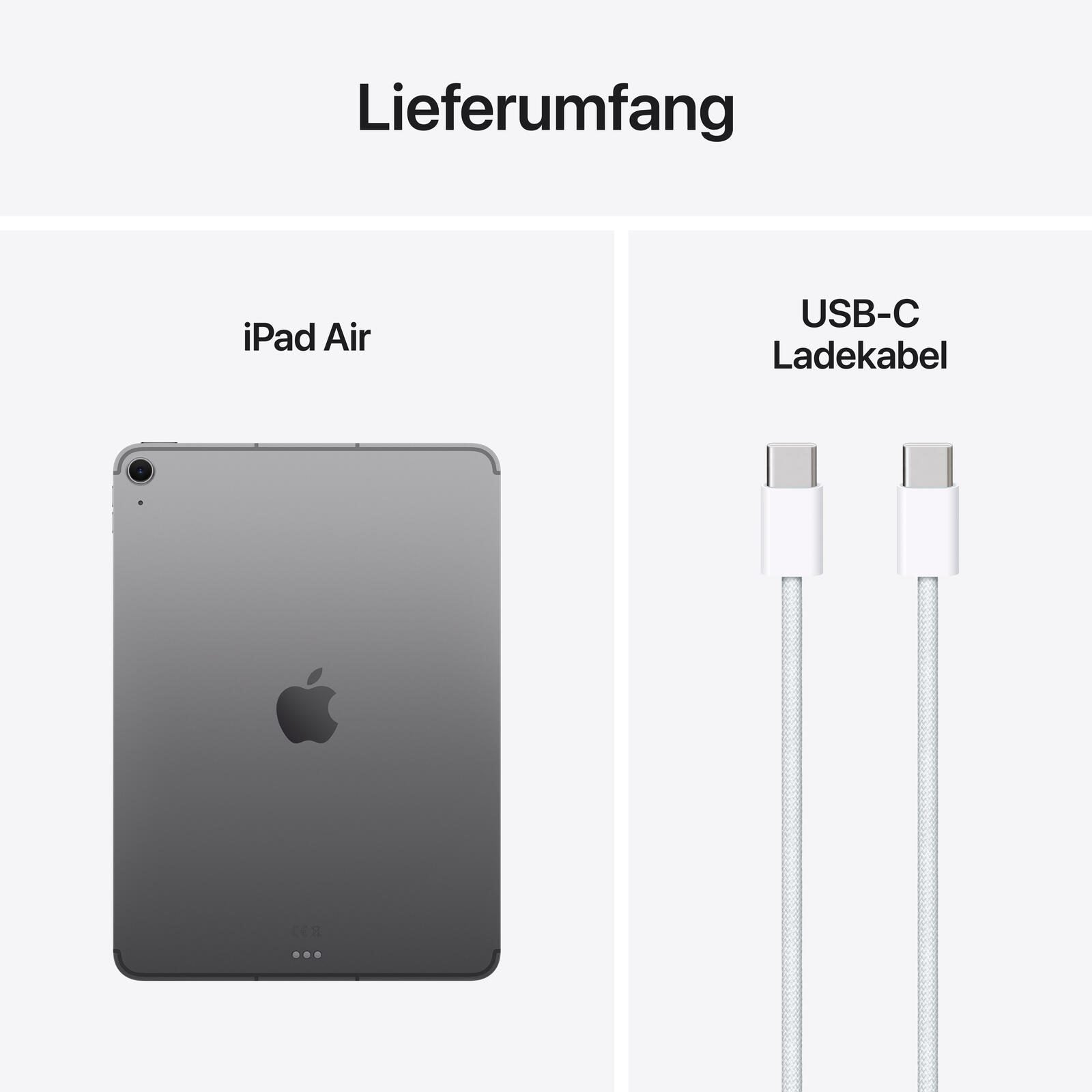 Apple iPad Air 27,59cm (11') 7. Generation Wi-Fi + Cellular 1TB space grau