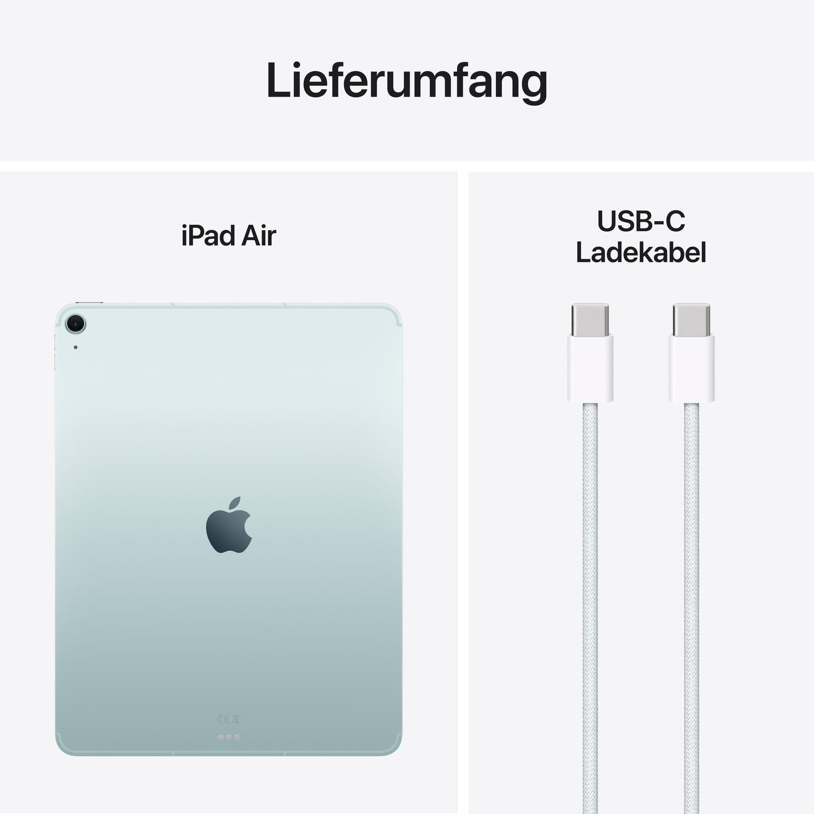 Apple iPad Air 32,78cm (13') 7. Generation Wi-Fi + Cellular 128GB blau