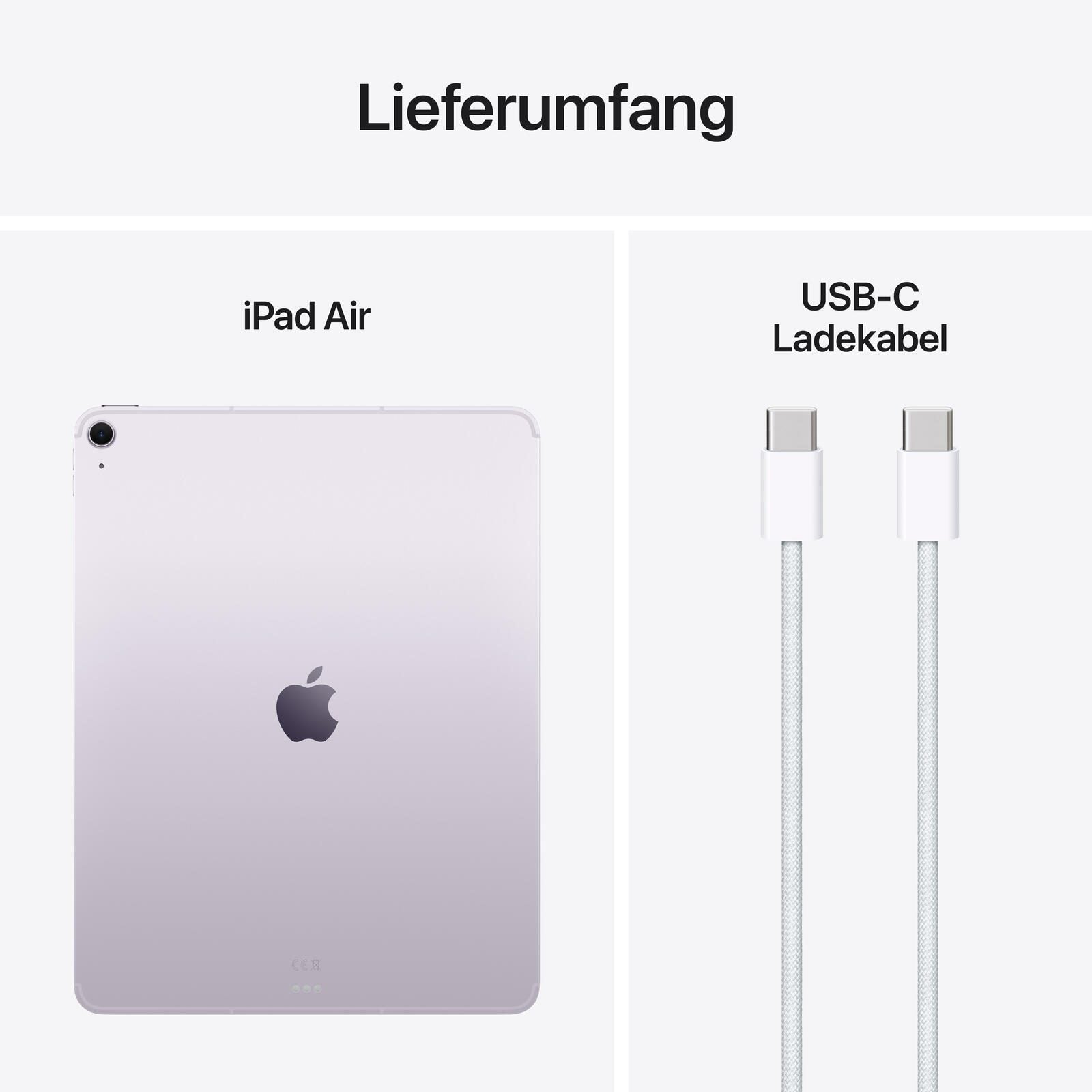 Apple iPad Air 32,78cm (13') 7. Generation Wi-Fi + Cellular 1TB violett