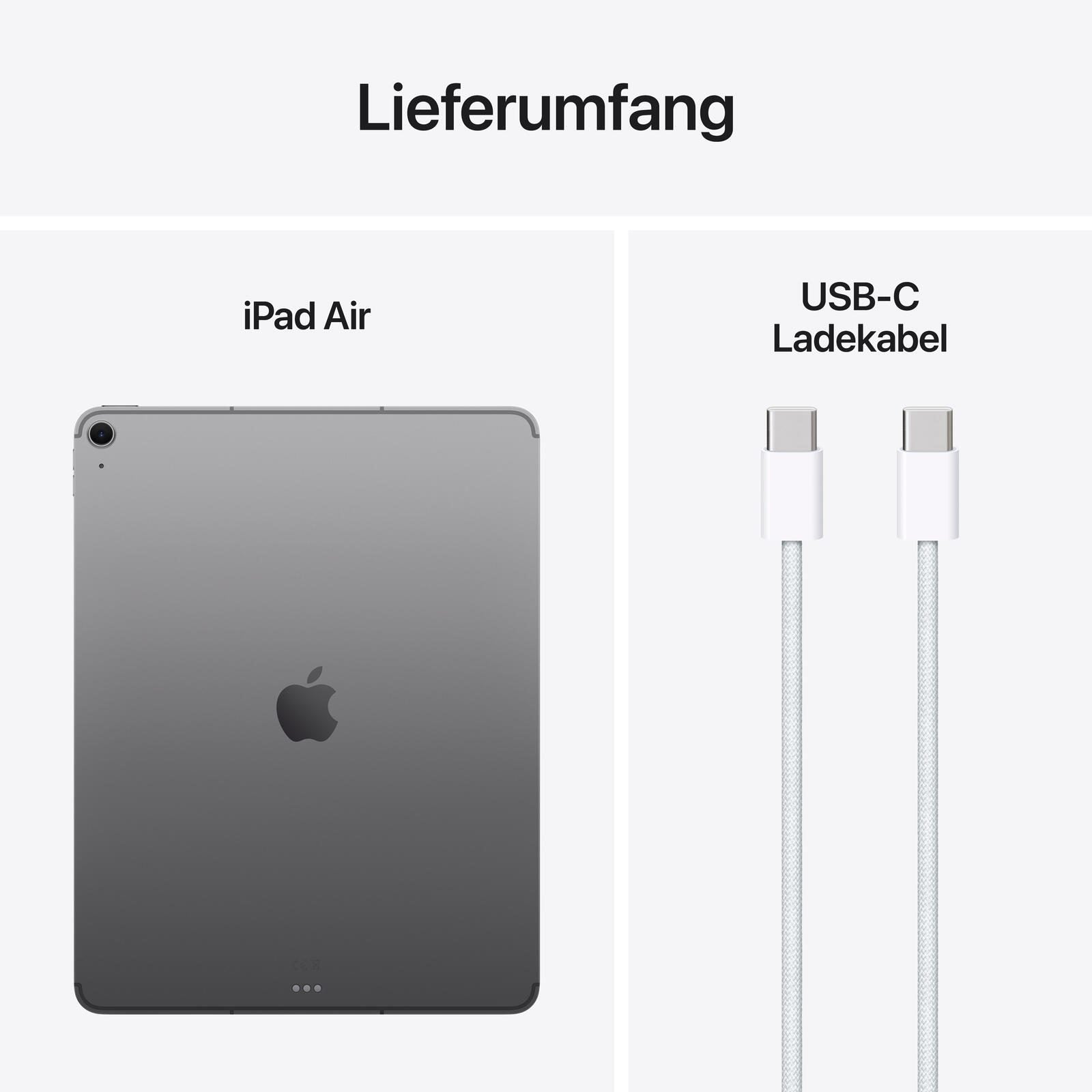 Apple iPad Air 32,78cm (13') 7. Generation Wi-Fi + Cellular 512GB space grau