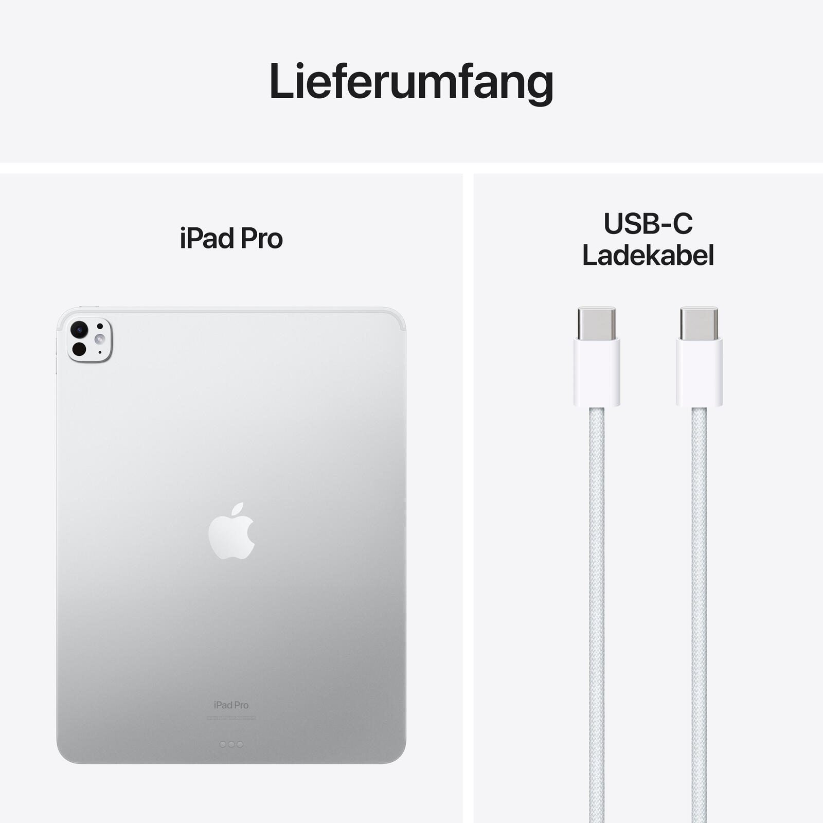 Apple iPad Pro 33,02cm (13') 7.Generation Wi-Fi 512GB silber
