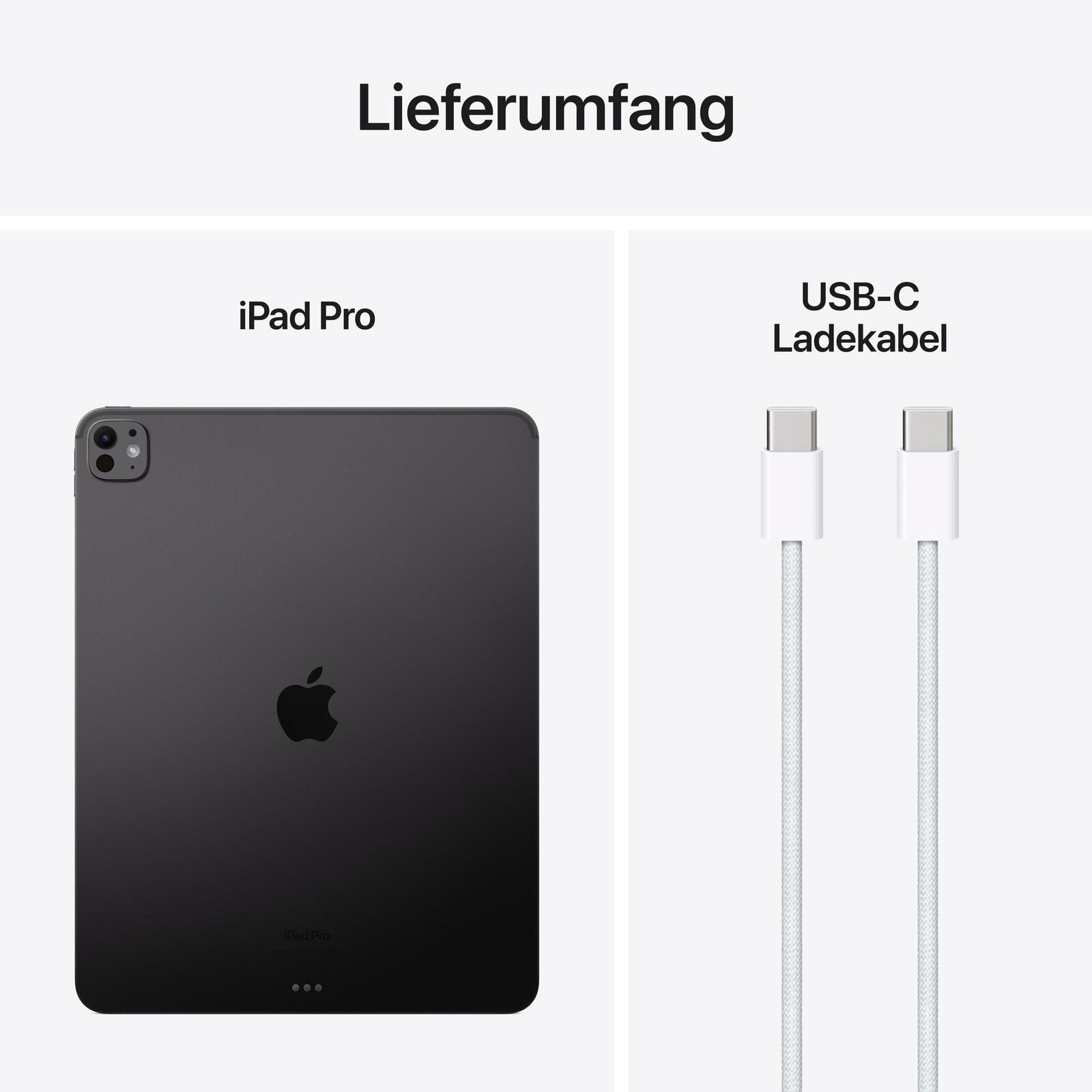 Apple iPad Pro 33,02cm (13') 7.Generation Wi-Fi + Cellular 512GB space schwarz