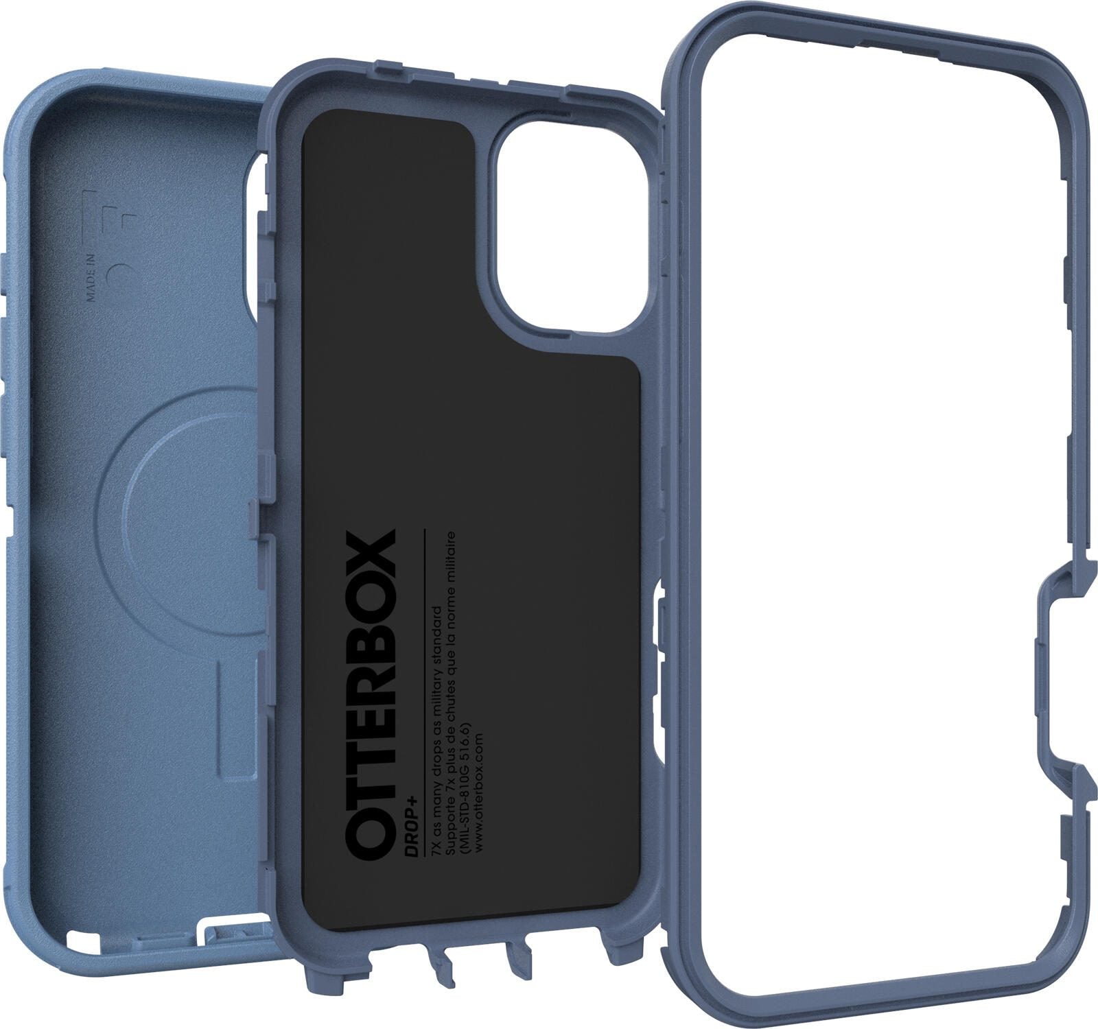 OtterBox Defender MagSafe Apple iPhone 16 Plus Baby Blue Jeans - blue