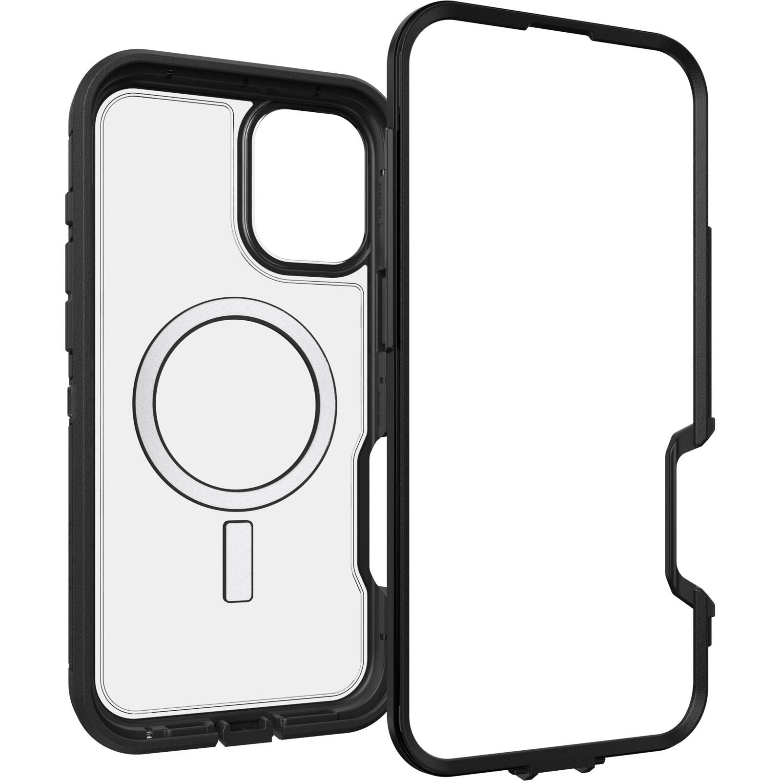 OtterBox Defender XT Clear Apple iPhone 16 Plus Dark Side - clear/black