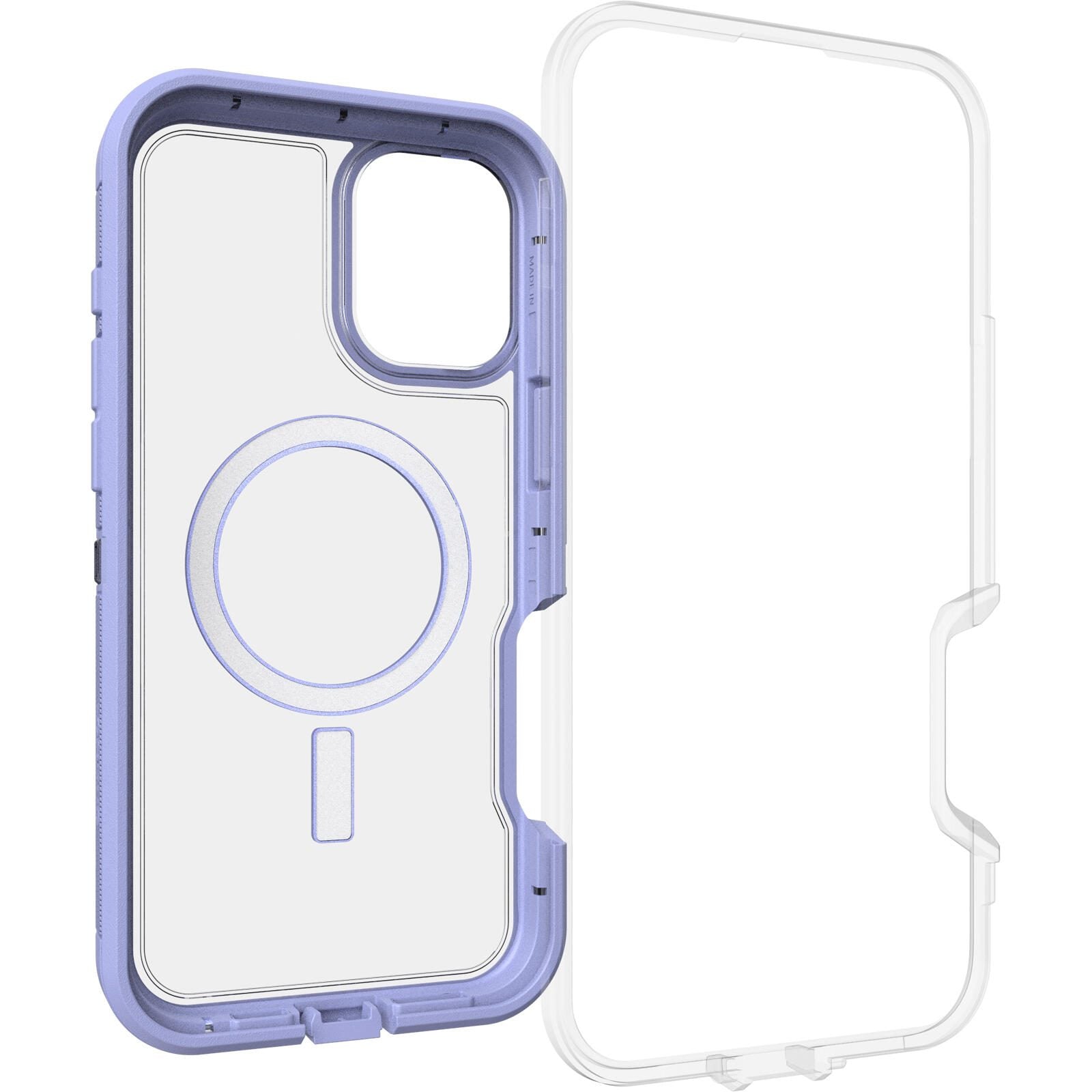 OtterBox Defender XT Clear Apple iPhone 16 Plus Lavender Haze - clear/purple