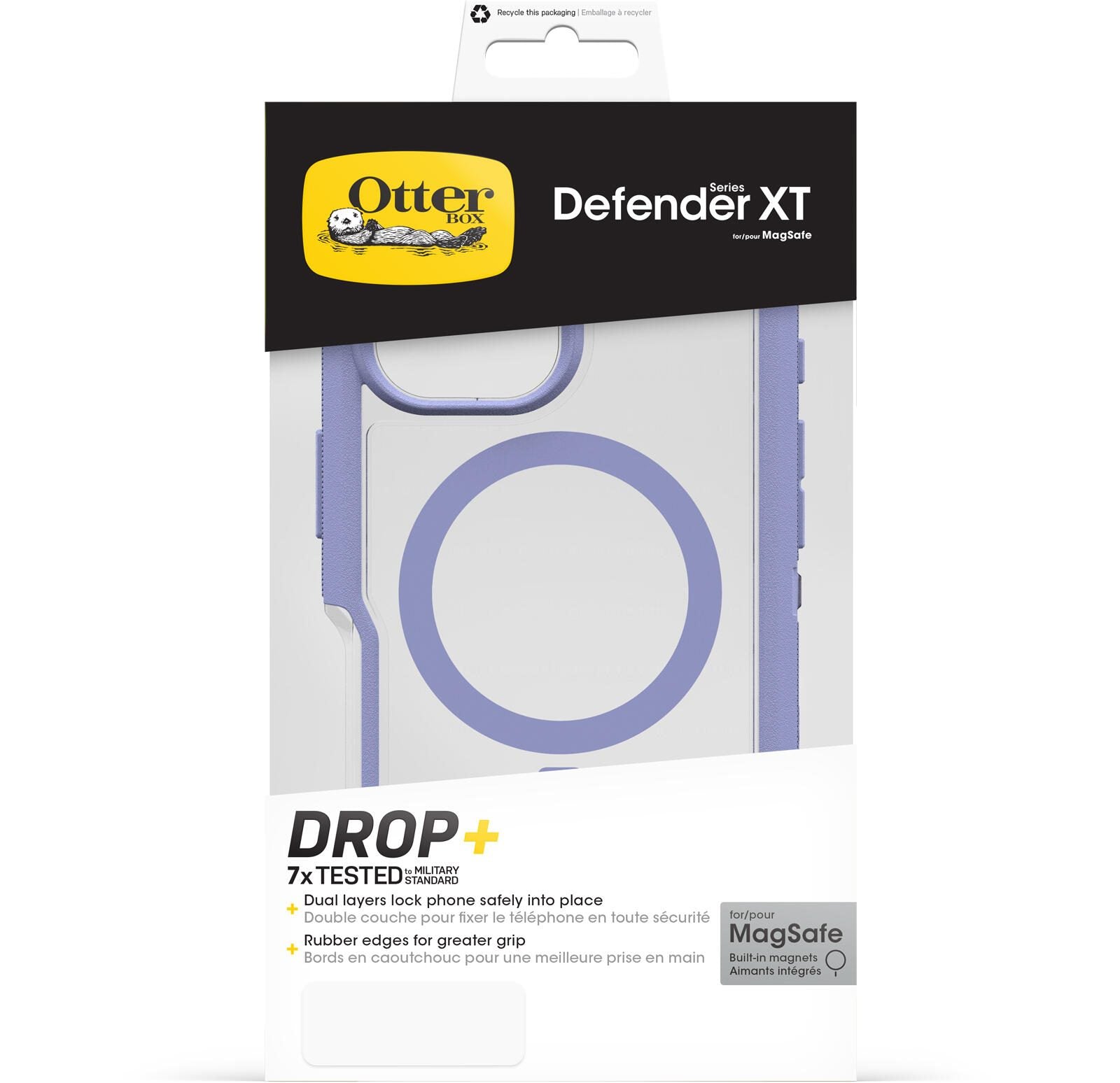 OtterBox Defender XT Clear Apple iPhone 16 Plus Lavender Haze - clear/purple