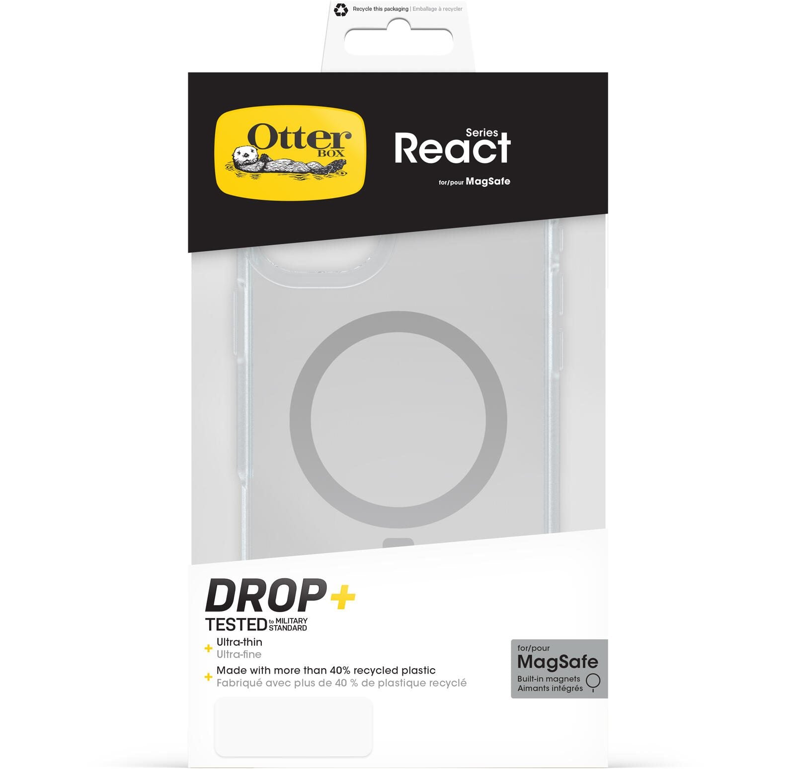 OtterBox React MagSafe Apple iPhone 16 Plus - clear