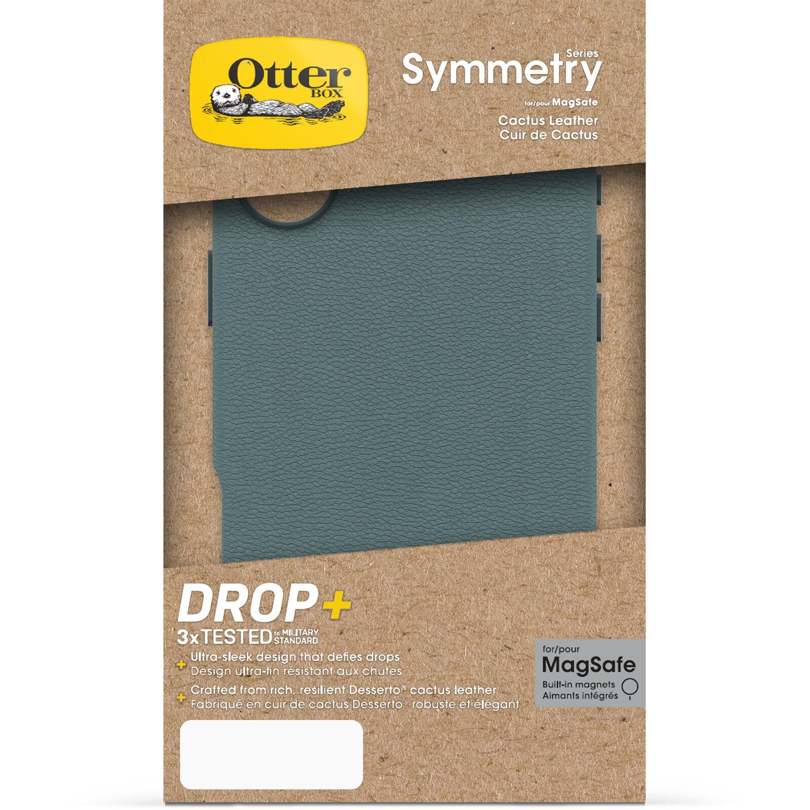 OtterBox Symmetry Cactus Leather Apple iPhone 16 Plus Juniper Sprig - green