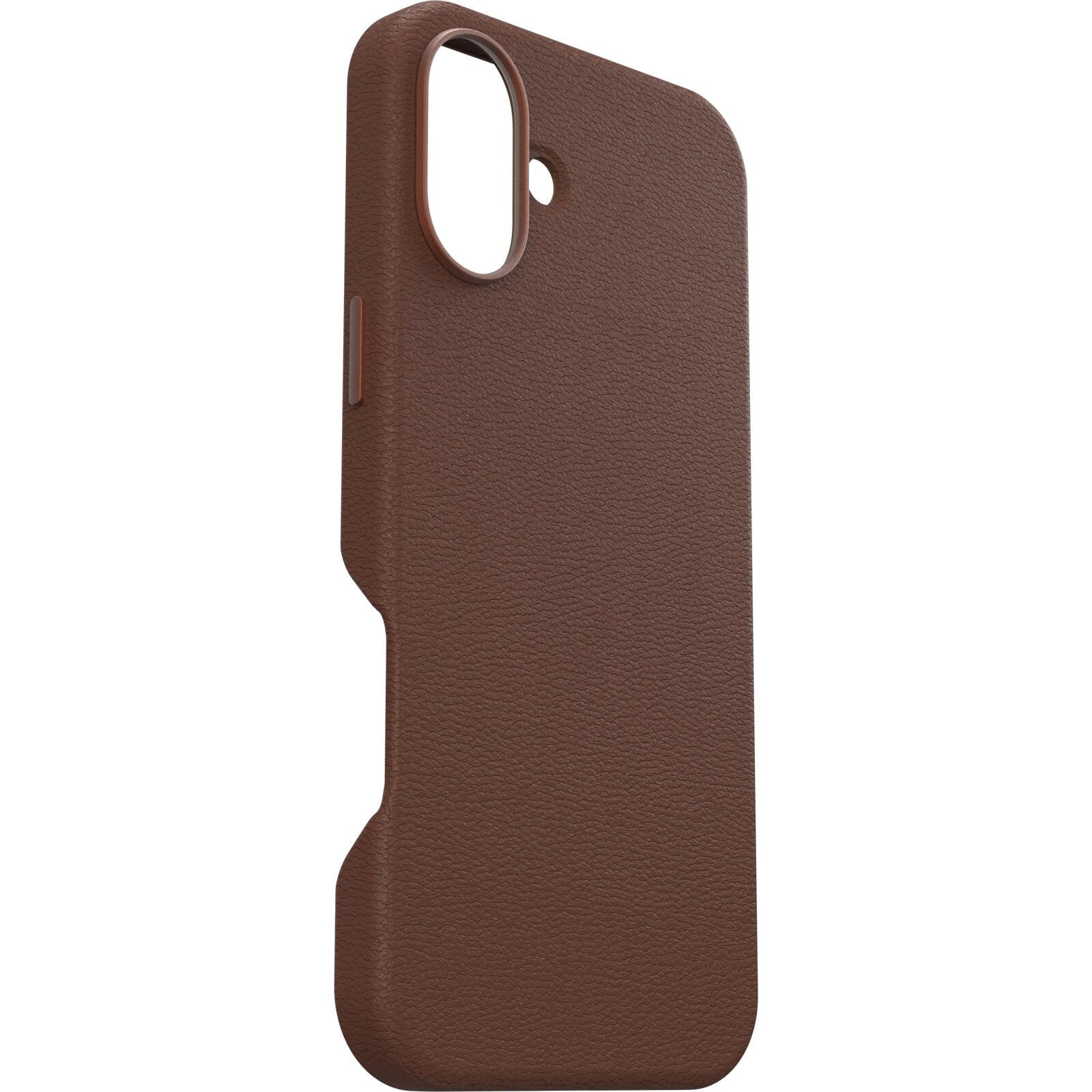 OtterBox Symmetry Cactus Leather Apple iPhone 16 Plus Rich Adobe - brown