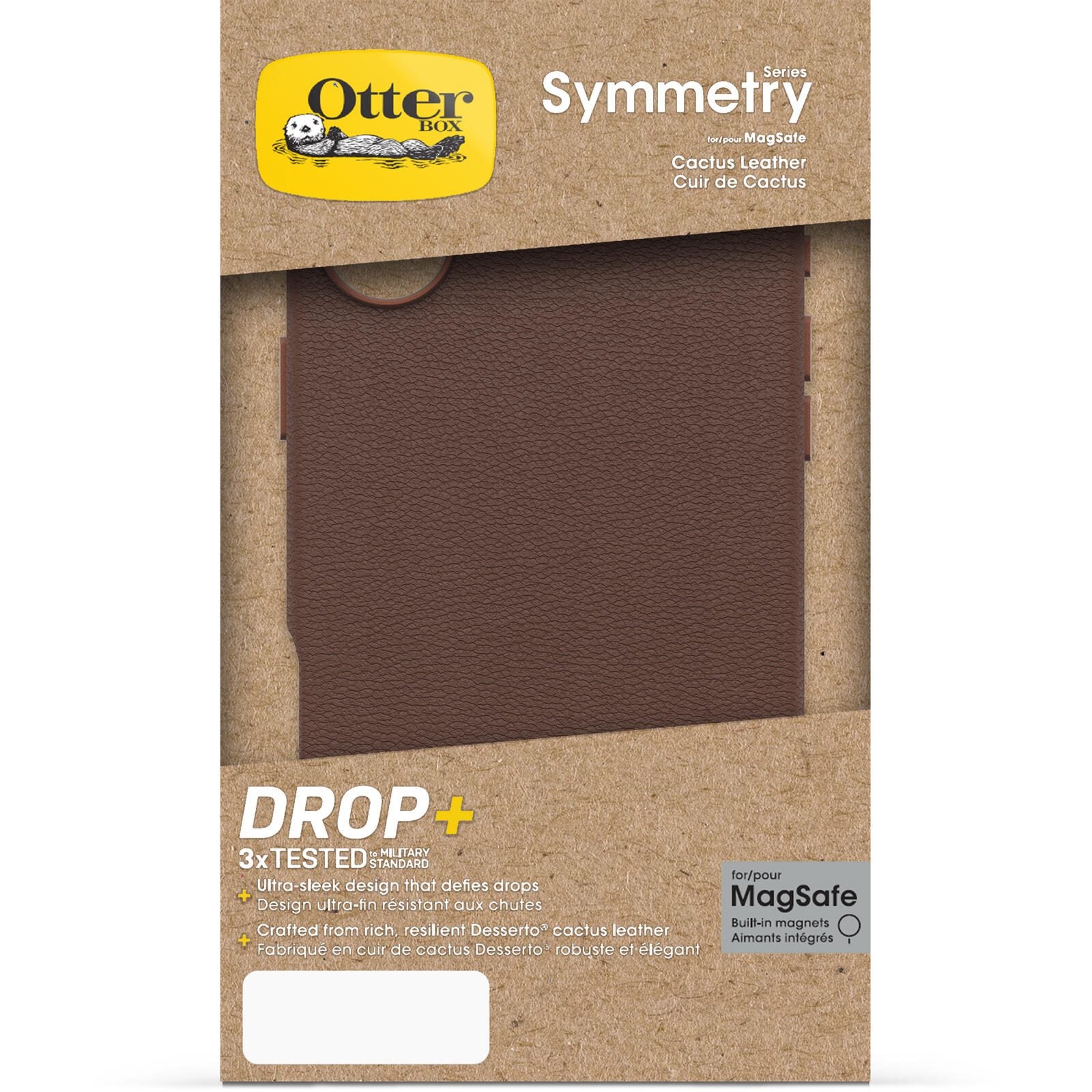 OtterBox Symmetry Cactus Leather Apple iPhone 16 Plus Rich Adobe - brown
