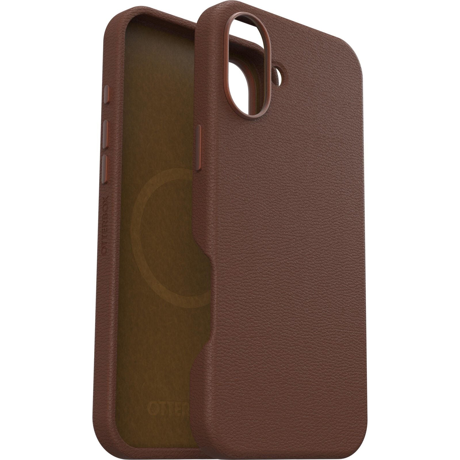 OtterBox Symmetry Cactus Leather Apple iPhone 16 Plus Rich Adobe - brown
