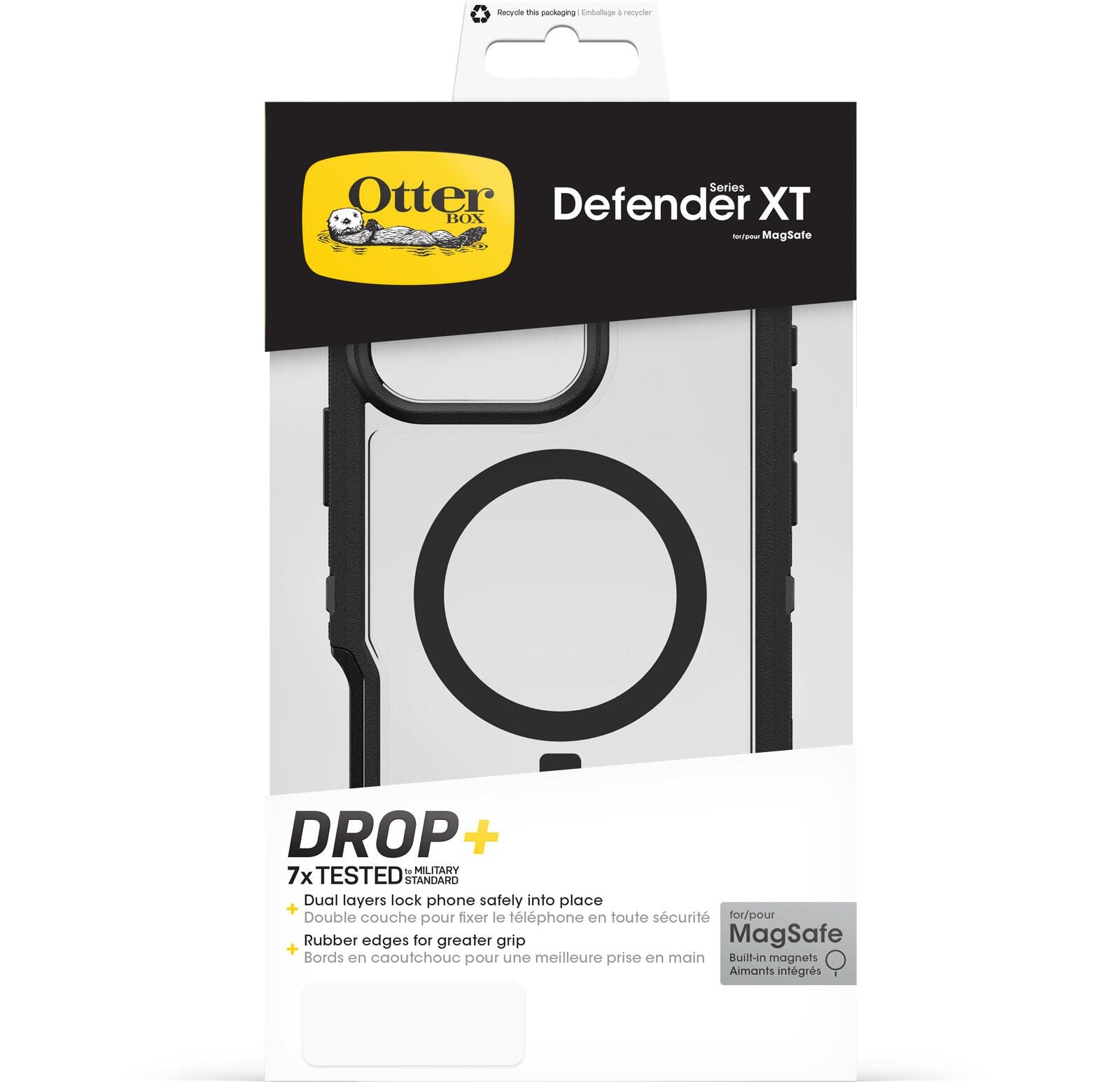 OtterBox Defender XT Clear Apple iPhone 16 Pro Max Dark Side - clear/black
