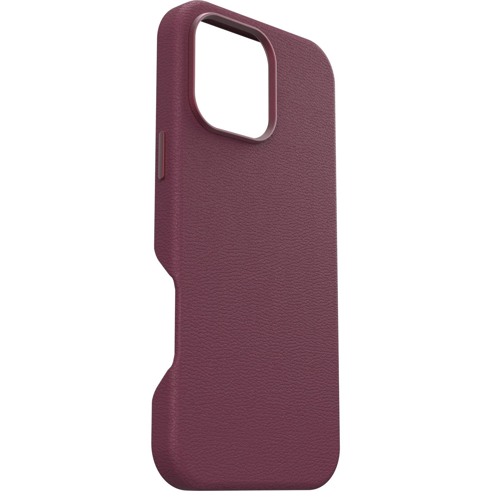 OtterBox Symmetry Cactus Leather Apple iPhone 16 Pro Max Maroon Bells - red