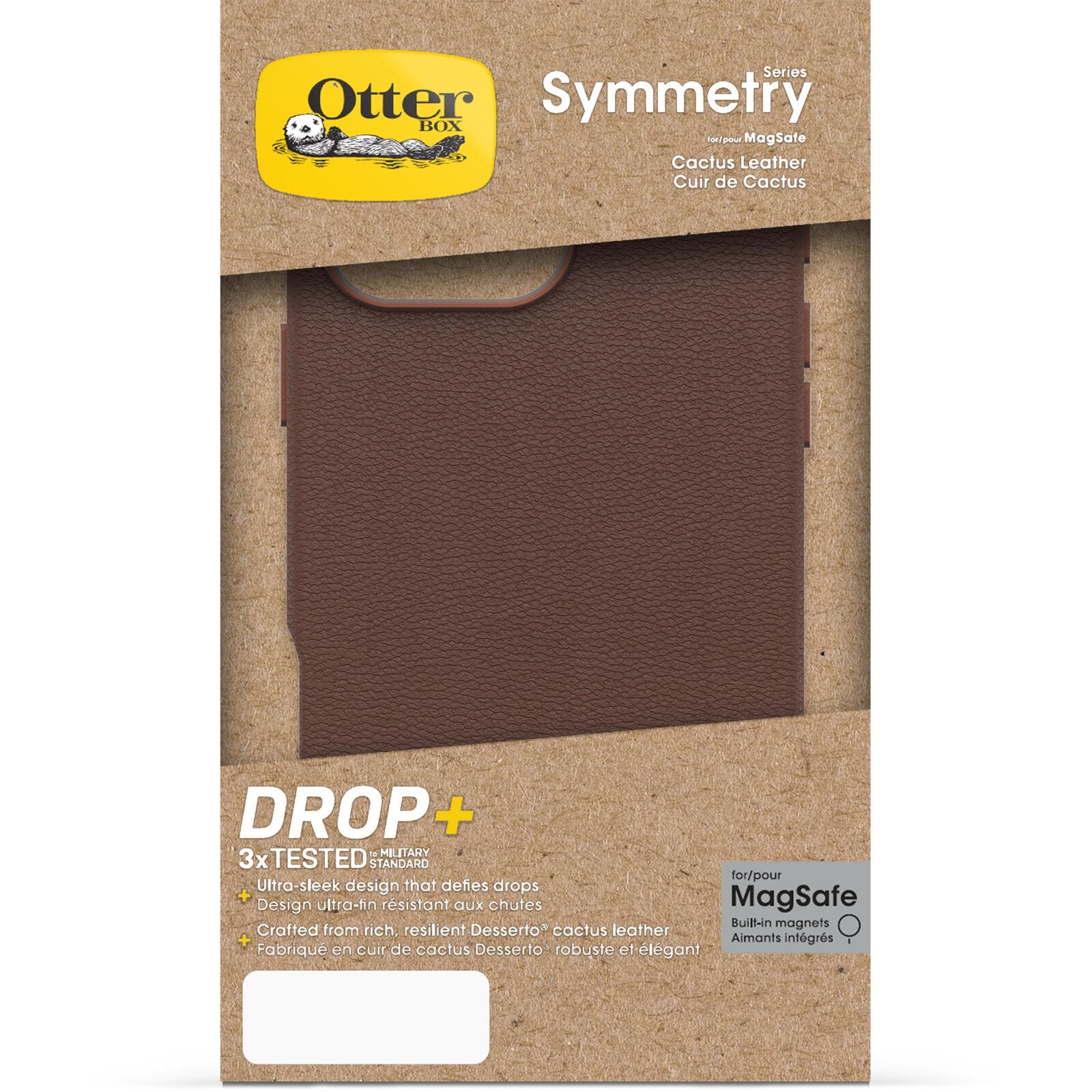 OtterBox Symmetry Cactus Leather Apple iPhone 16 Pro Max Rich Adobe - brown
