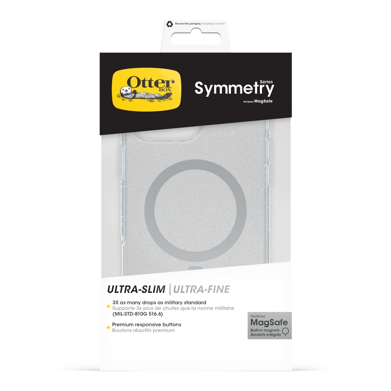 OtterBox Symmetry Clear MagSafe Apple iPhone 16 Pro Max Stardust - clear
