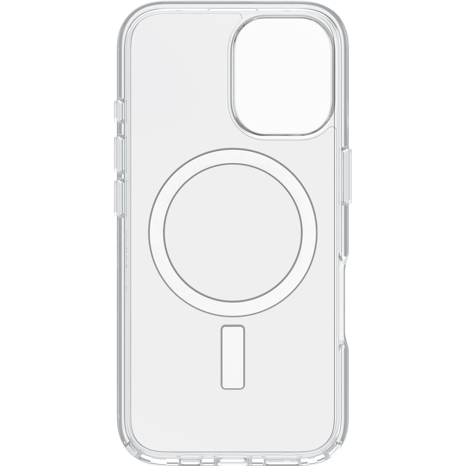 OtterBox Symmetry Clear MagSafe + Premium Glass Apple iPhone 16 - clear