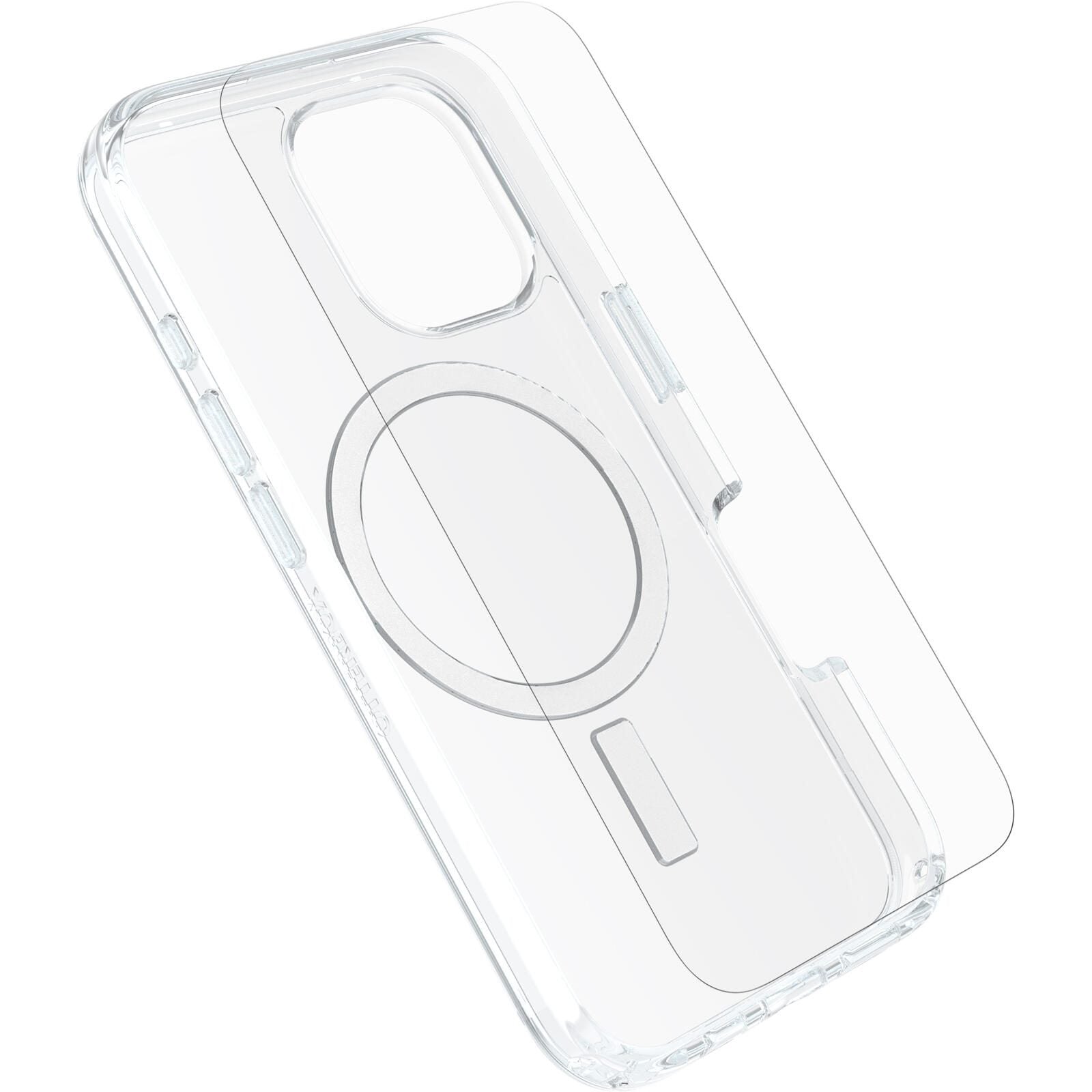 OtterBox Symmetry Clear MagSafe + Premium Glass Apple iPhone 16 - clear