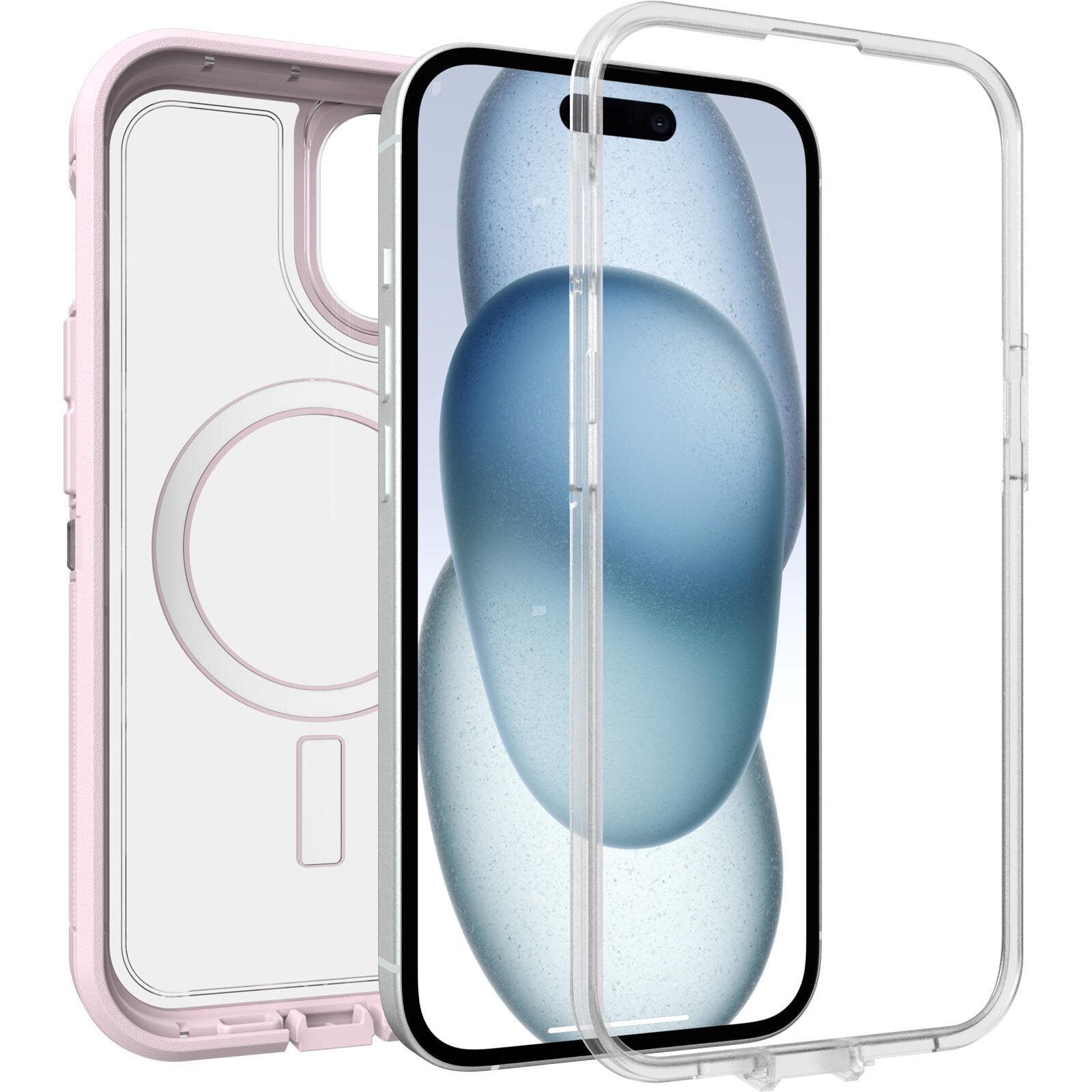 OtterBox Defender XT Clear Apple iPhone 16e/15/14/13 Mountain Frost - clear/purple