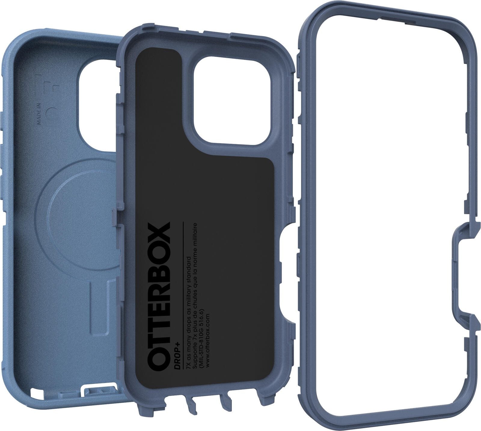 OtterBox Defender MagSafe Apple iPhone 16 Pro Baby Blue Jeans - blue