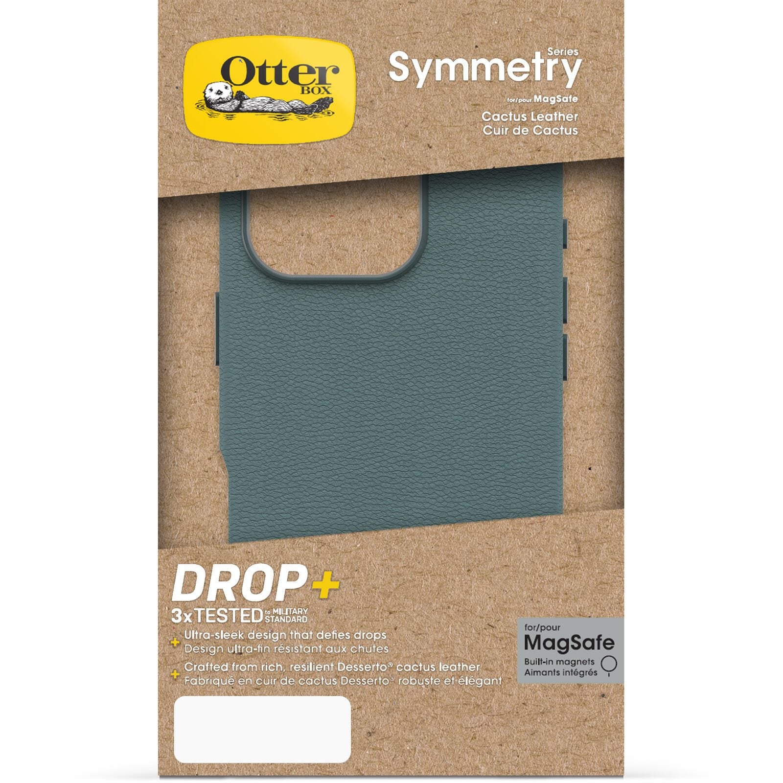 OtterBox Symmetry Cactus Leather Apple iPhone 16 Pro Juniper Sprig - green