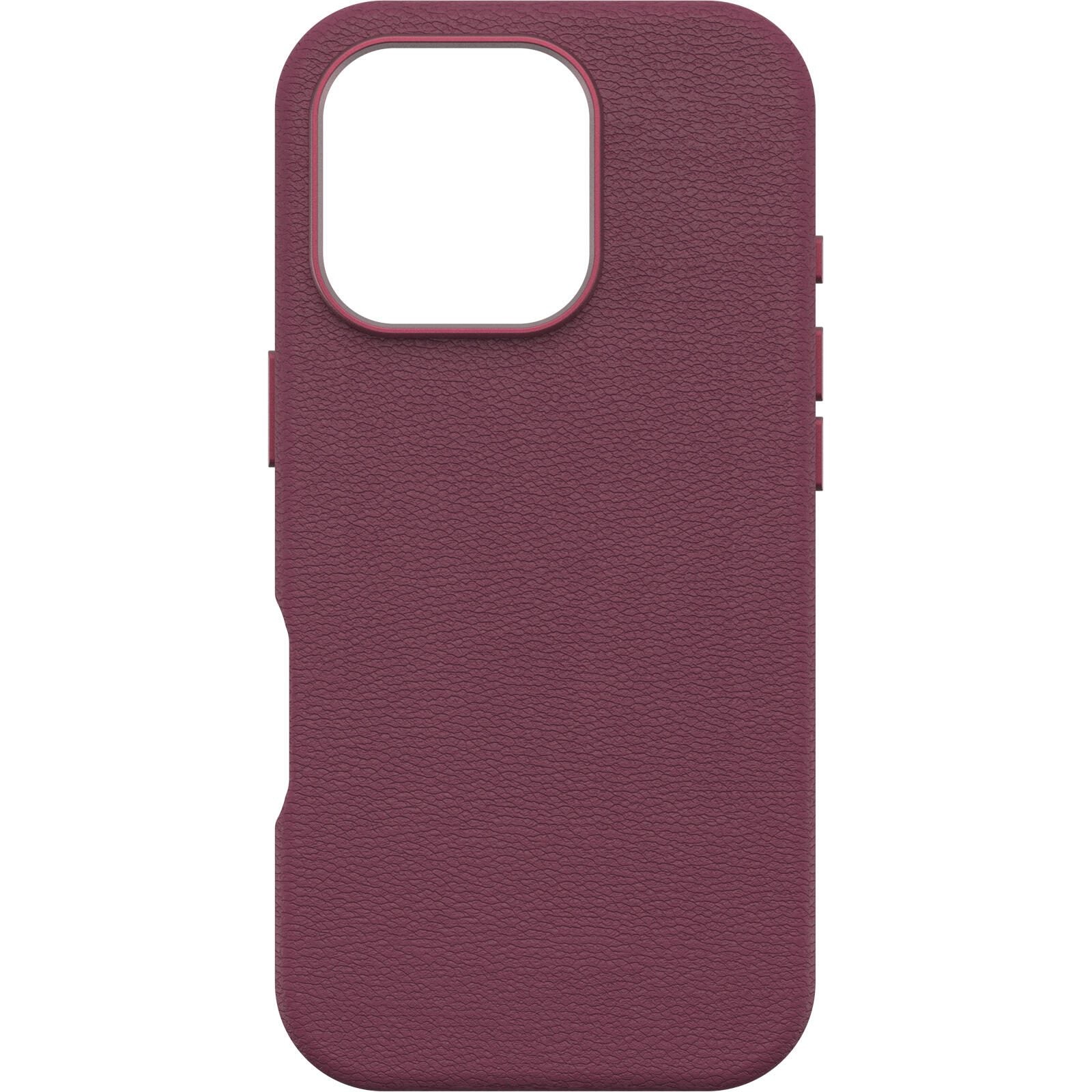 OtterBox Symmetry Cactus Leather Apple iPhone 16 Pro Maroon Bells - red