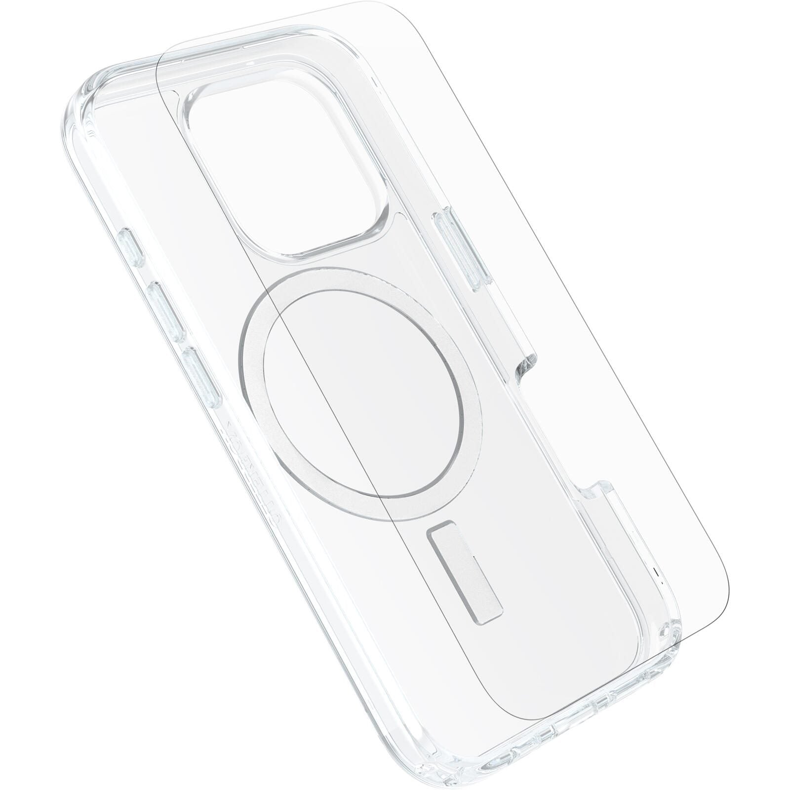 OtterBox Symmetry Clear MagSafe + Premium Glass Apple iPhone 16 Pro - clear